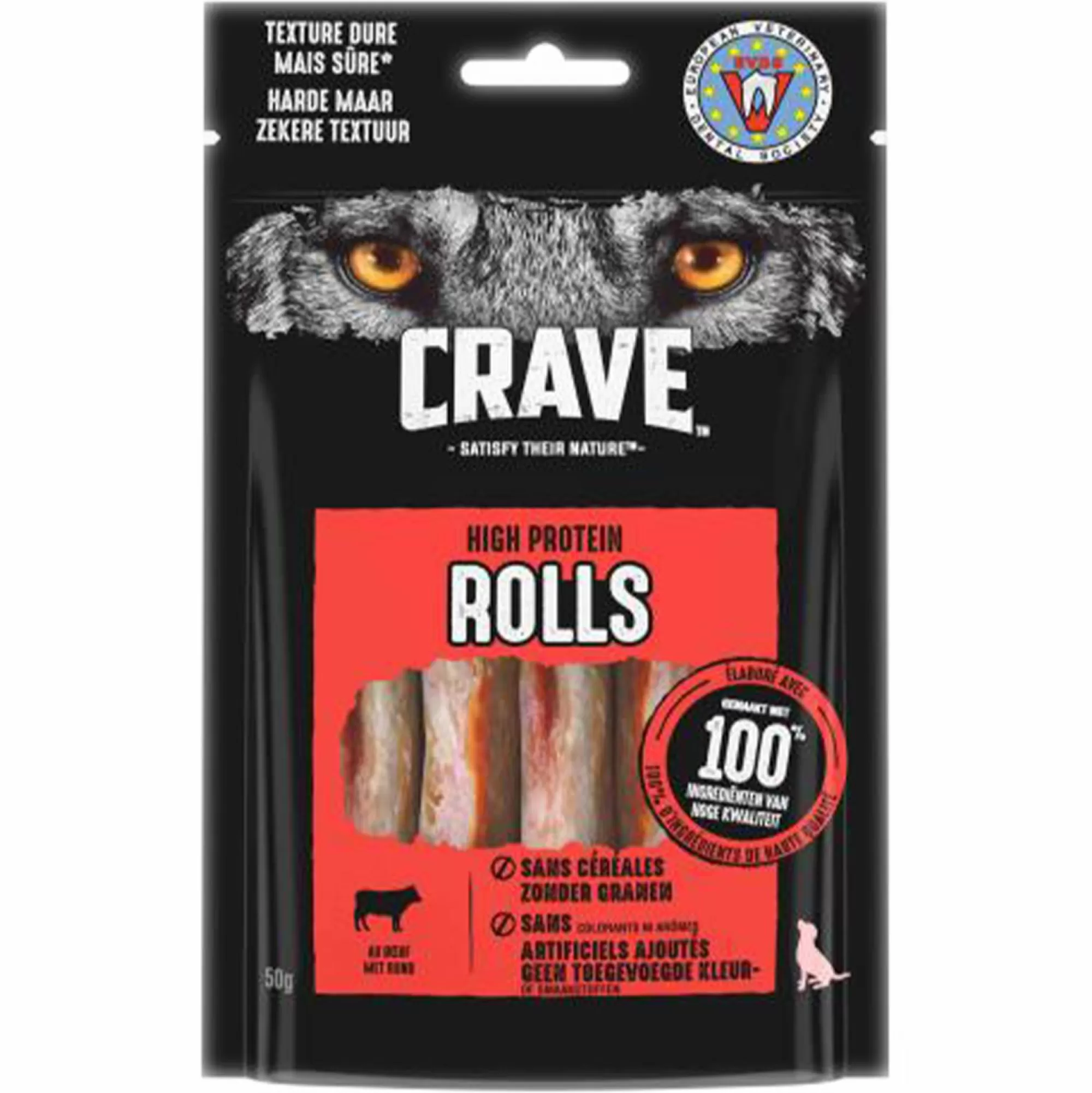 CRAVE Animalerie<Friandises pour chiens au bœuf