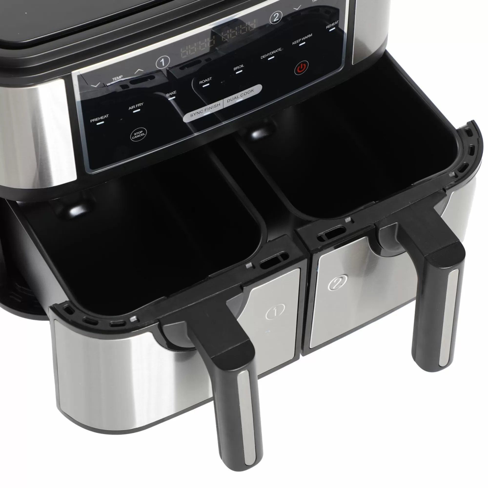 K LITECH Petit Électroménager | Cuisson Et Ustensiles<Friteuse sans huile 2 compartiments 4,5Lx2