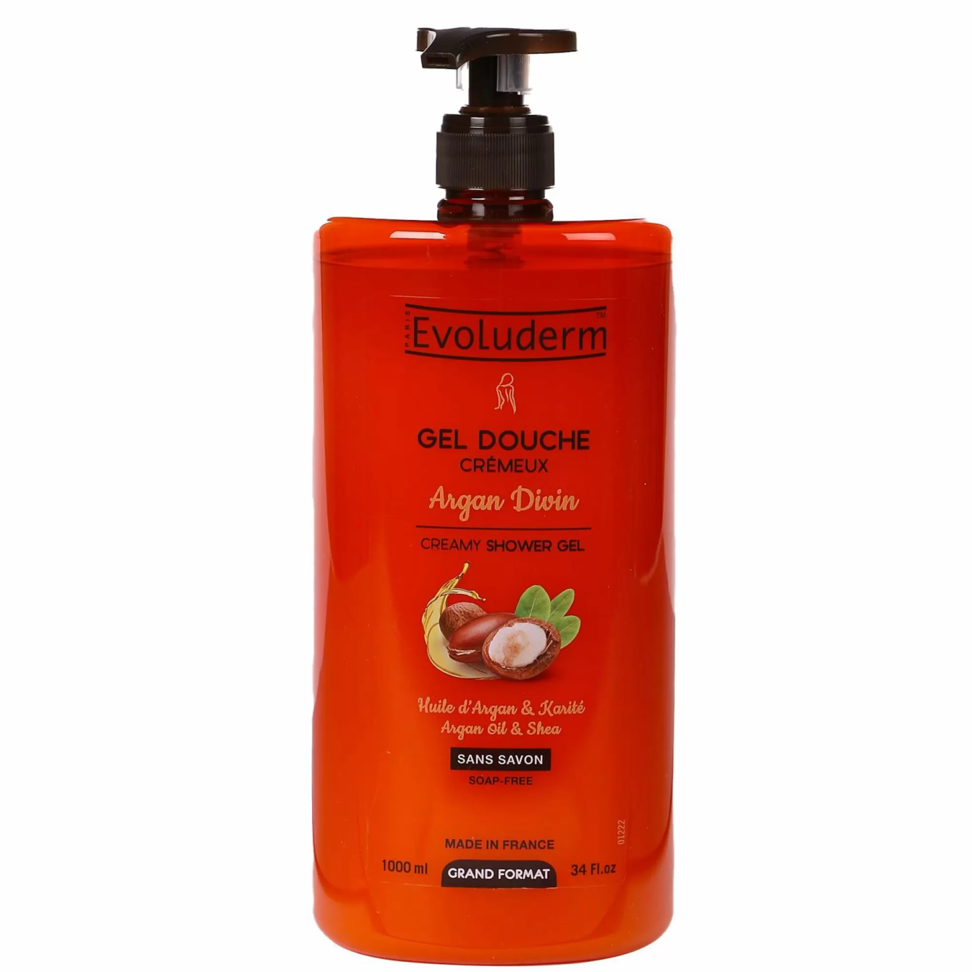 EVOLUDERM Hygiène<Gel douche crémeux argan divin