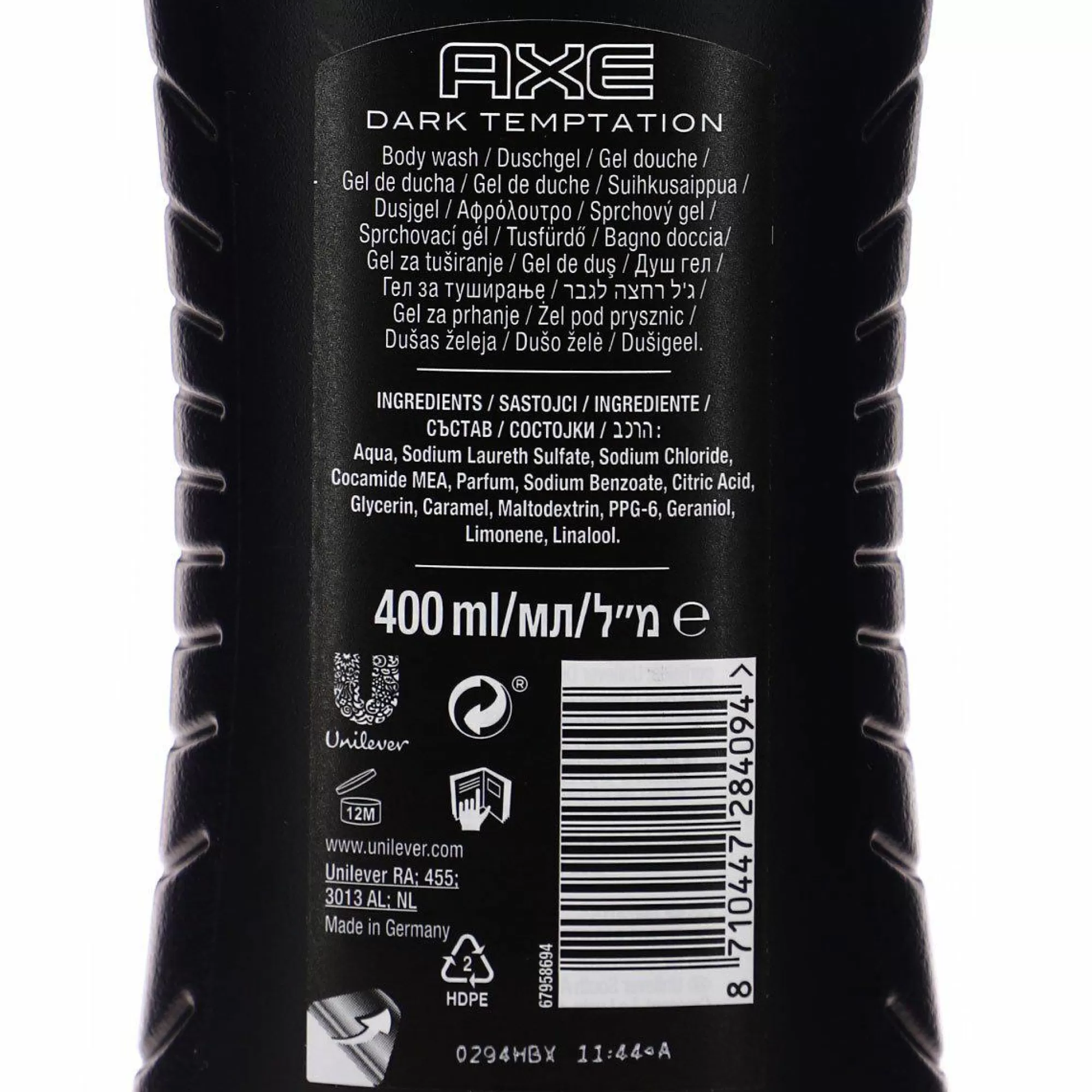 AXE Hygiène<Gel douche Dark temptation