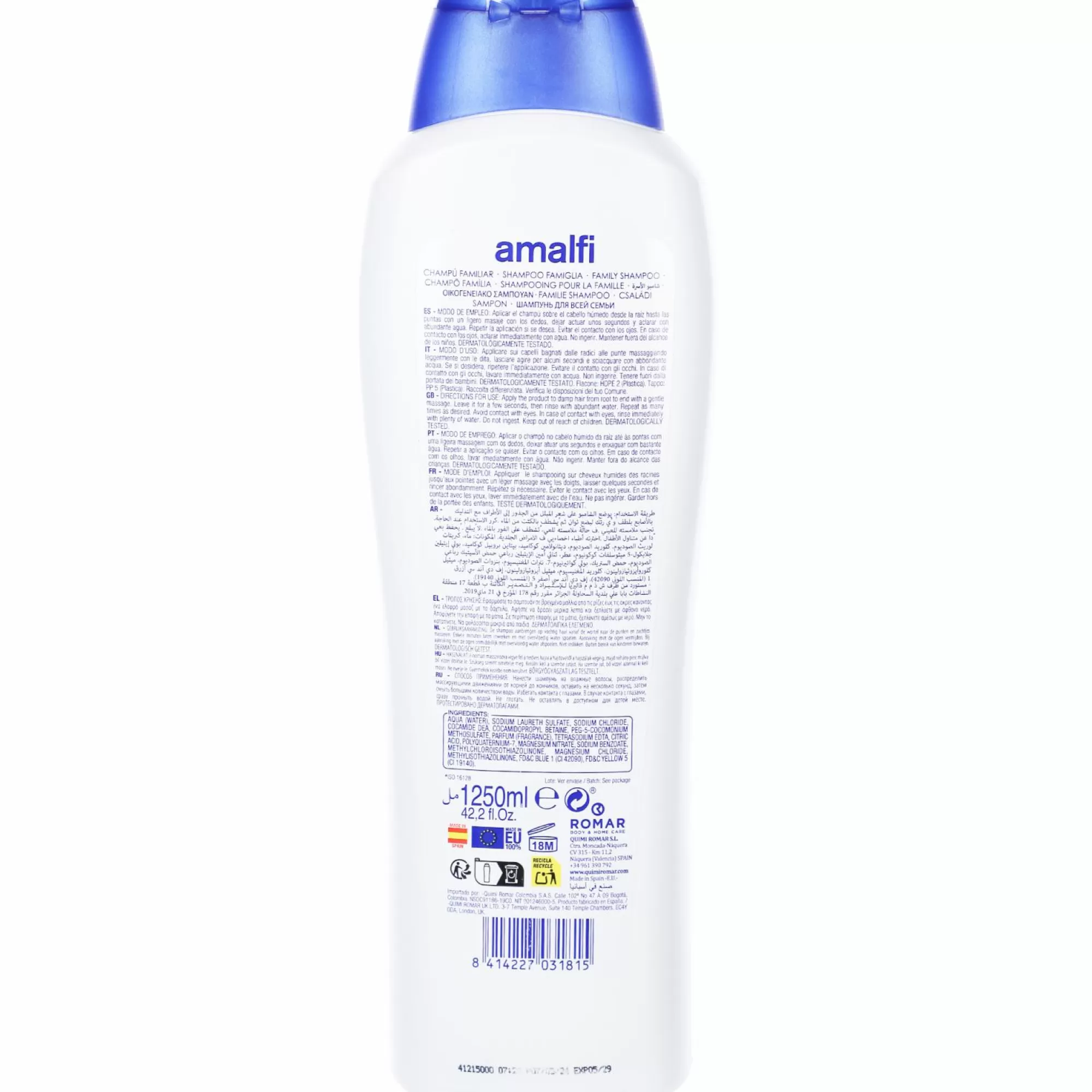 AMALFI Cheveux<Gel douche dermo care