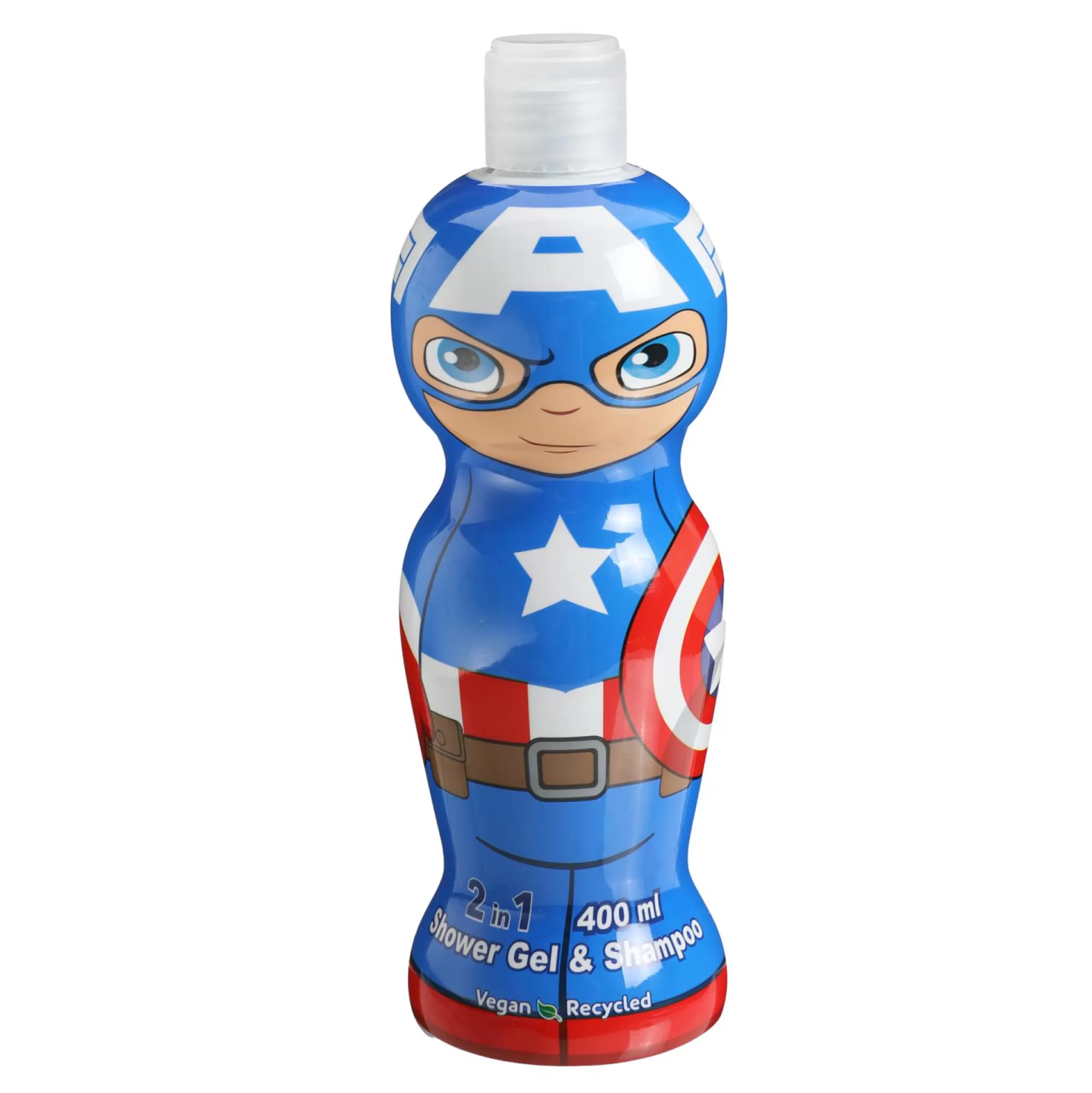 MARVEL Hygiène<Gel douche et shampoing 2en1 Captain America