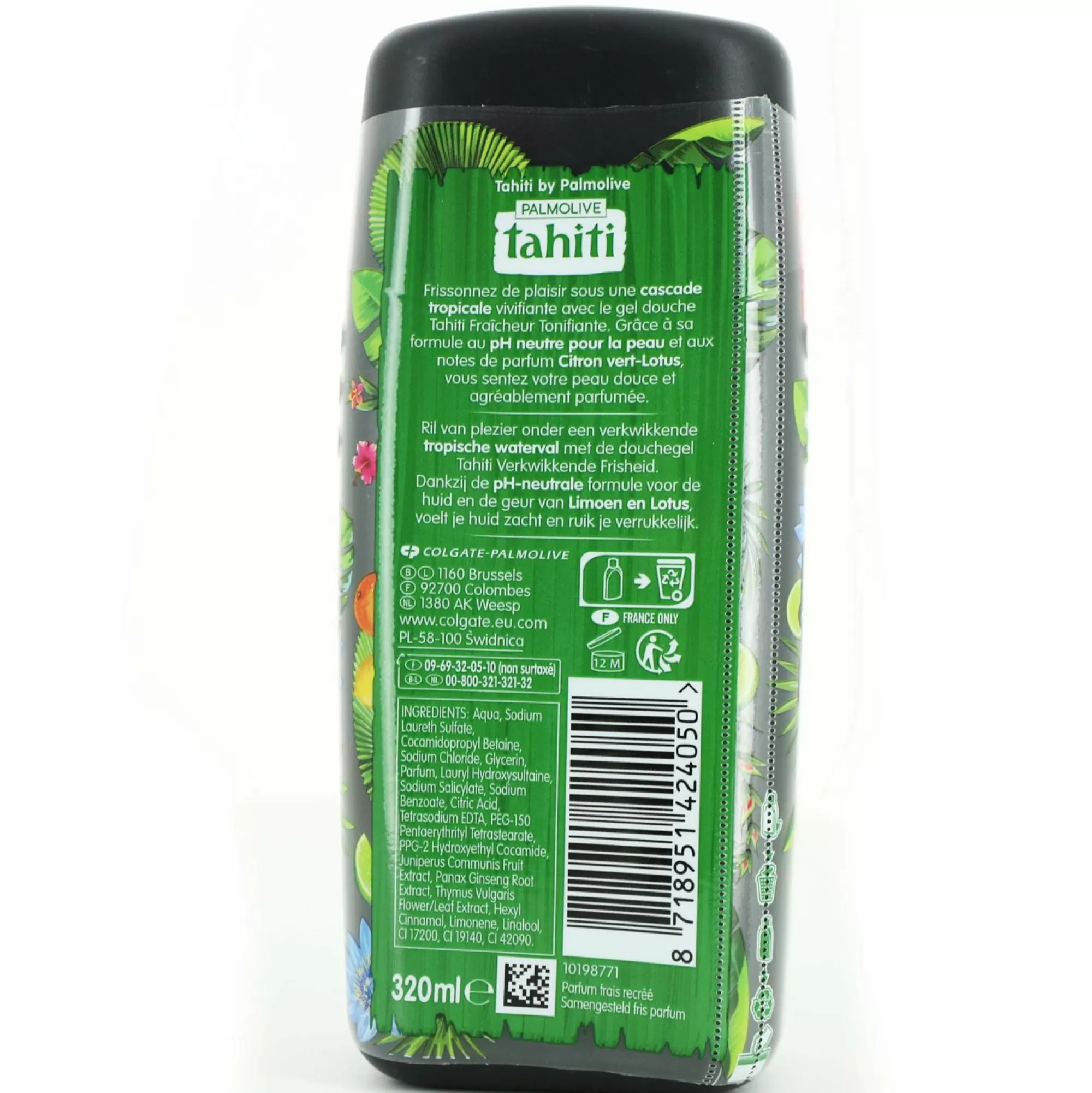 TAHITI Hygiène<Gel douche fraicheur tonifiante