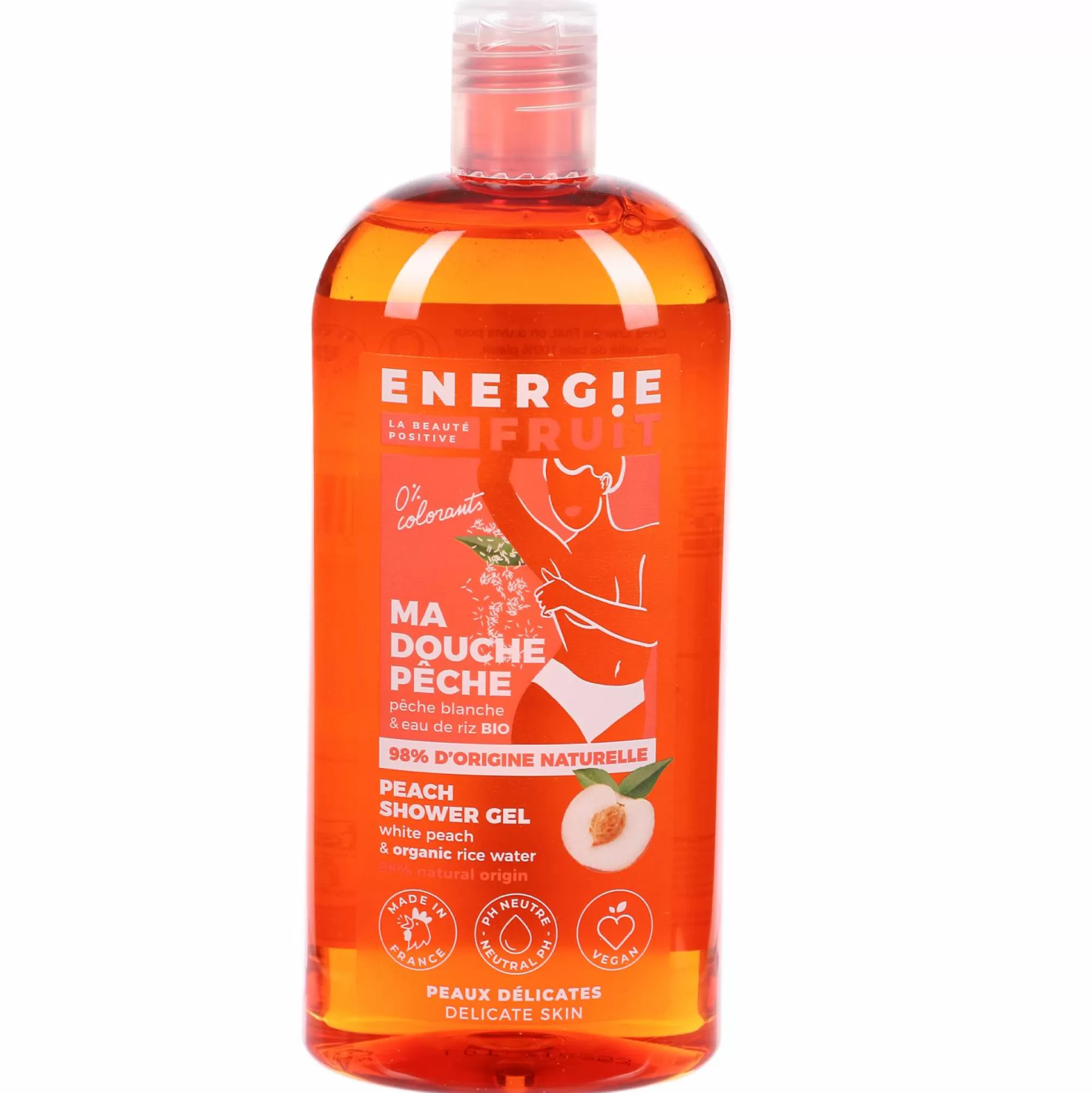 ENERGIE FRUIT Hygiène<Gel douche pêche blanche et eau de riz