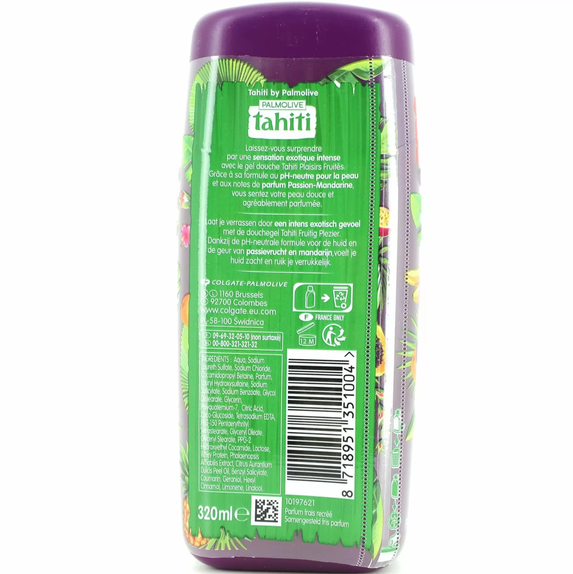 TAHITI Hygiène<Gel douche plaisirs fruités