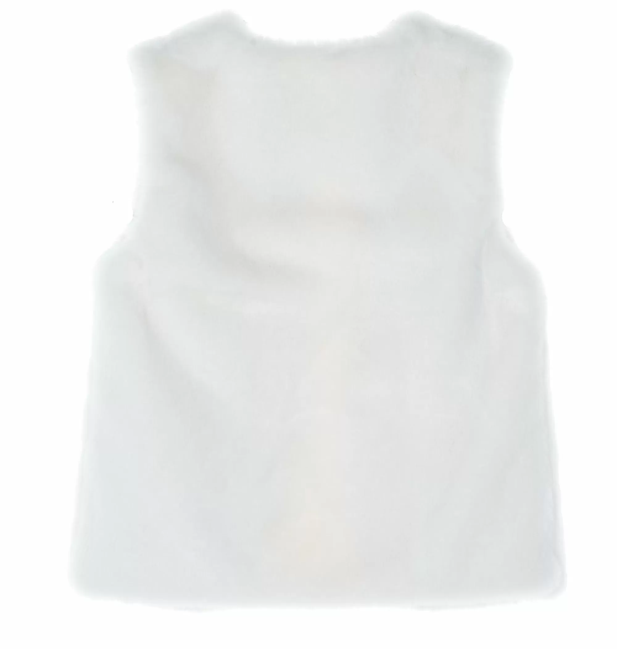 LILI MARELLE Hauts<Gilet sans manches fausse fourrure 8/12 ans Blanc