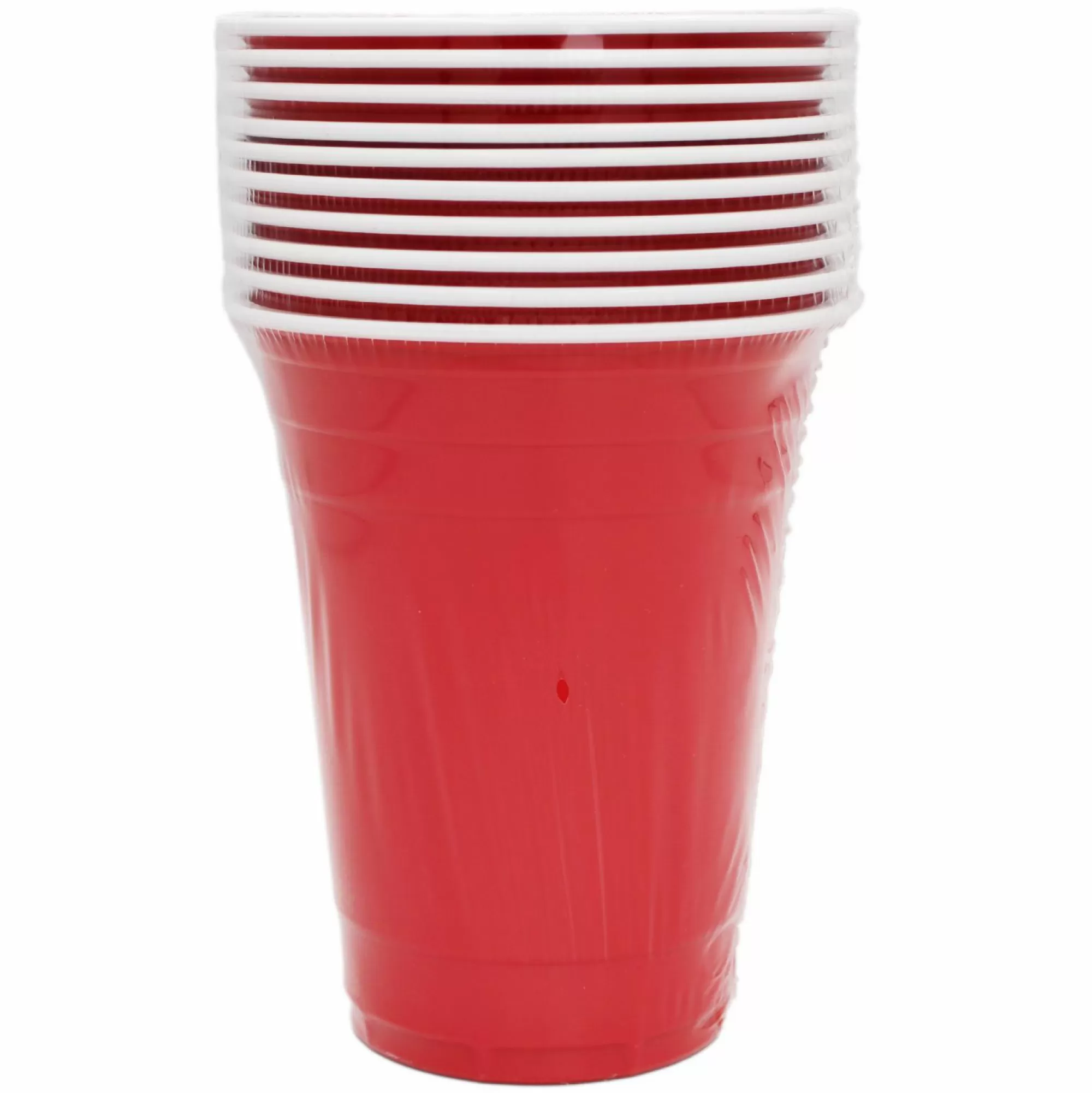 Stokomani Vaisselle Jetable | Pique-Nique Et Camping<10 gobelets cups rouge 50cl