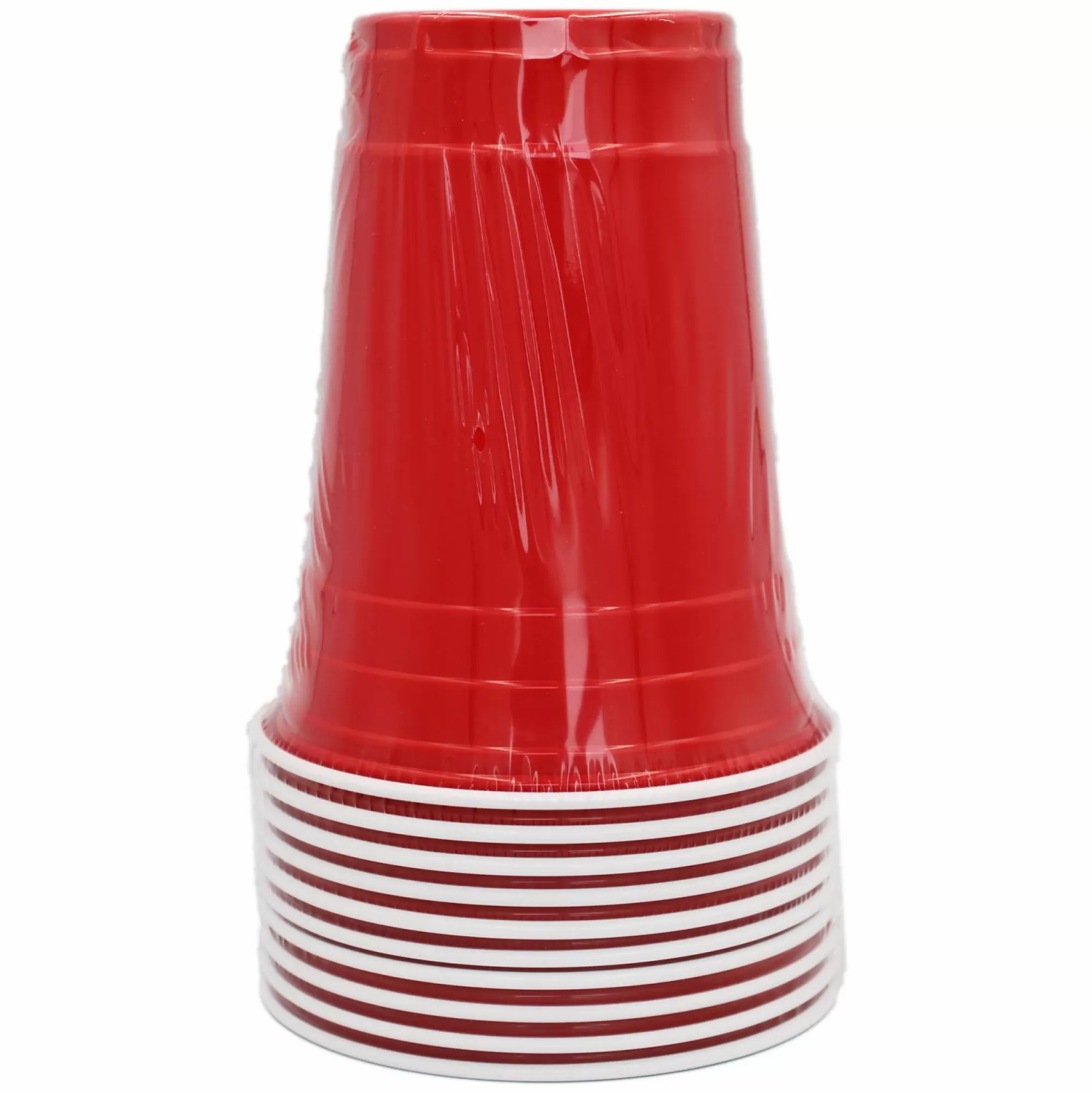 Stokomani Vaisselle Jetable | Pique-Nique Et Camping<10 gobelets cups rouge 50cl