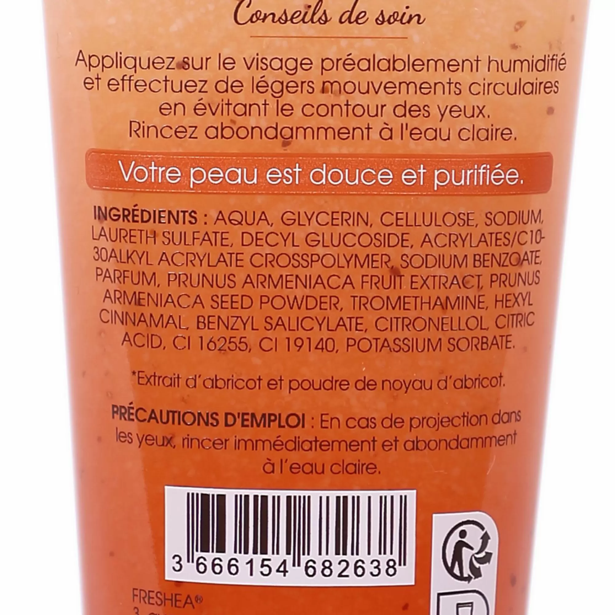 FRESHEA Visage<Gommage pour le visage pèche