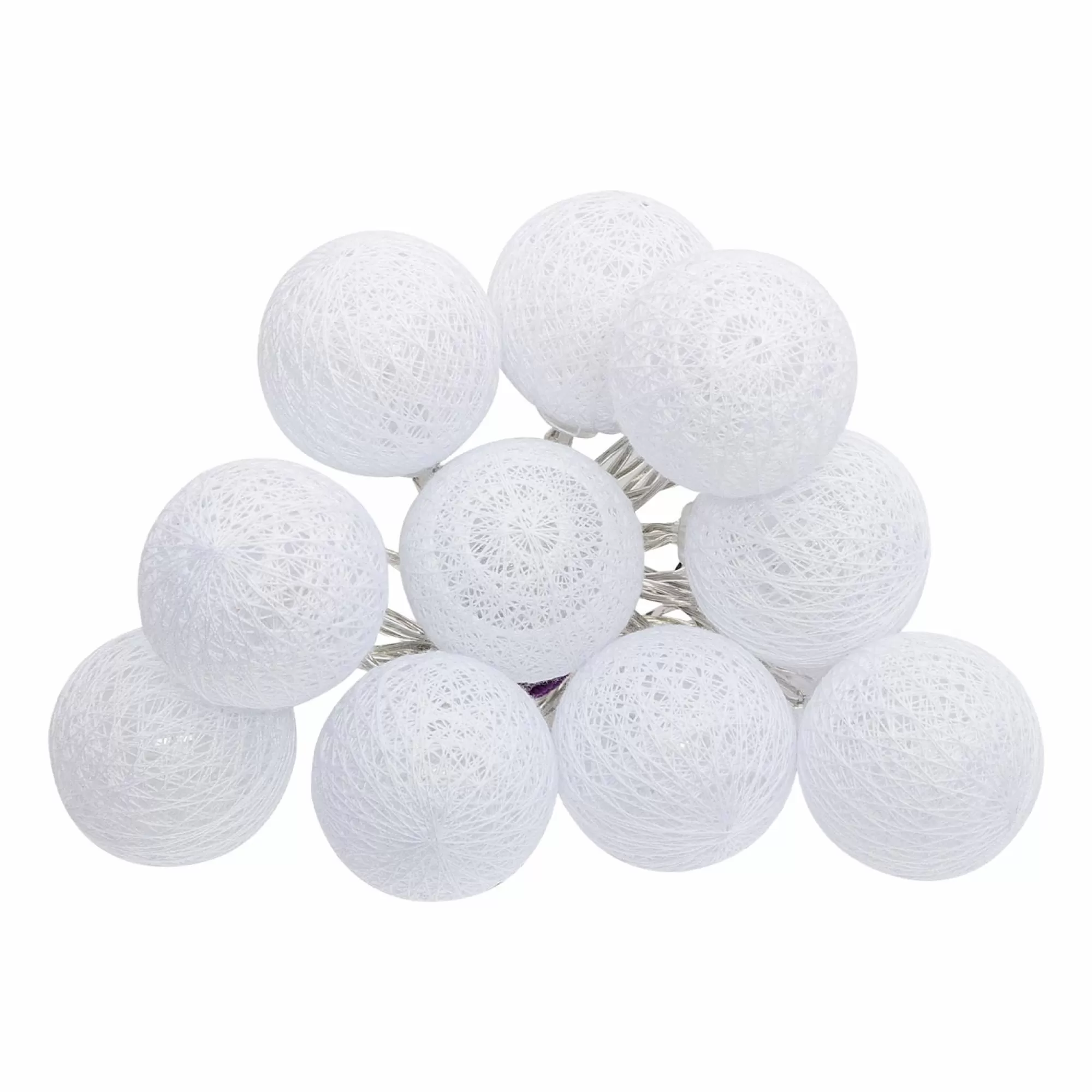 ATMOSPHERA Luminaires<Guirlande LED 10 boules blanc à pile