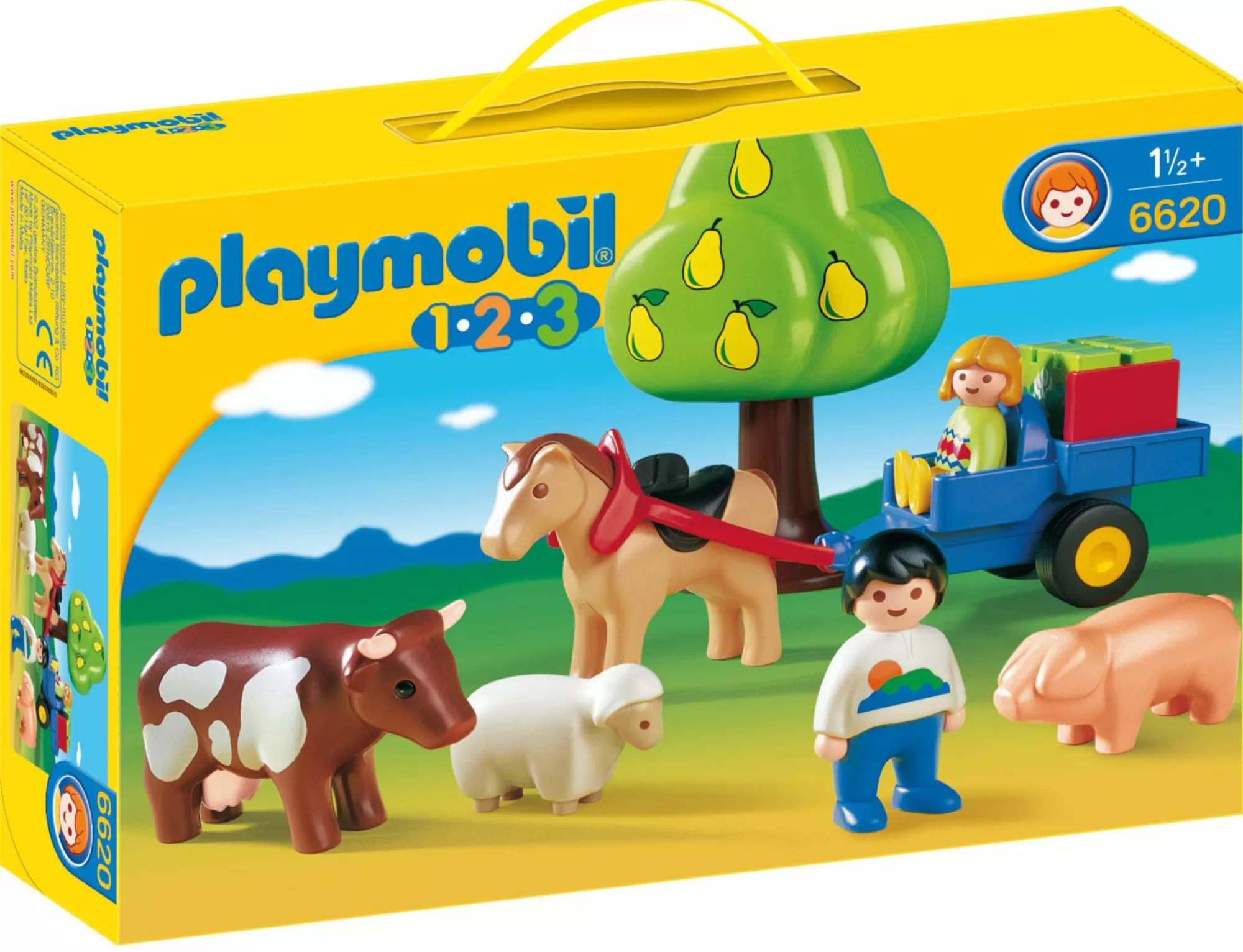 PLAYMOBIL Jouet | De 0 À 24 Mois<Jeux de construction - Enfant, charrette et animaux