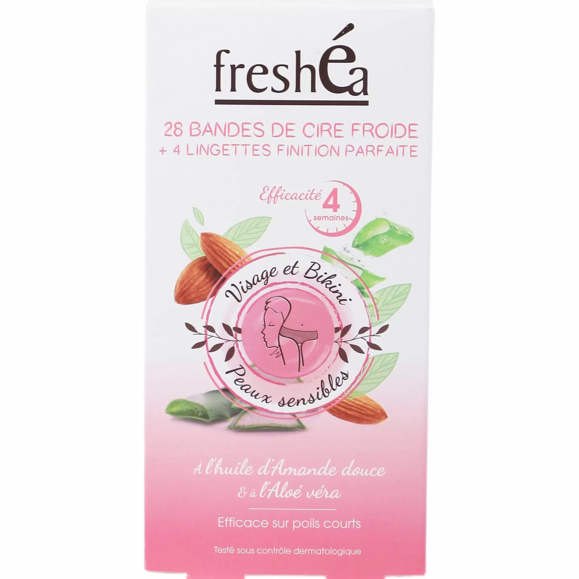 FRESHEA Hygiène<Kit de 28 bandes de cire froide