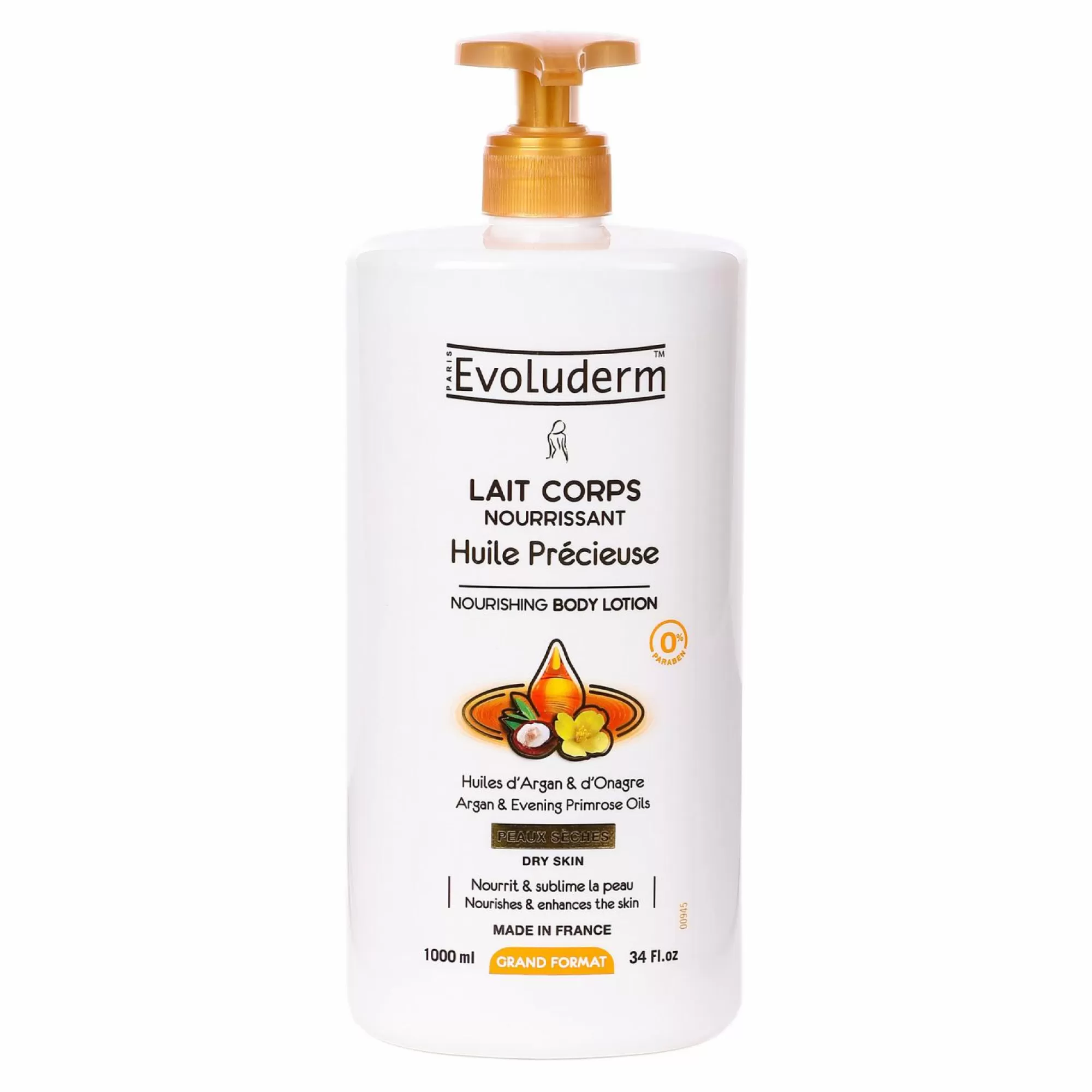 EVOLUDERM Corps<Lait corps nourrissant huile précieuse