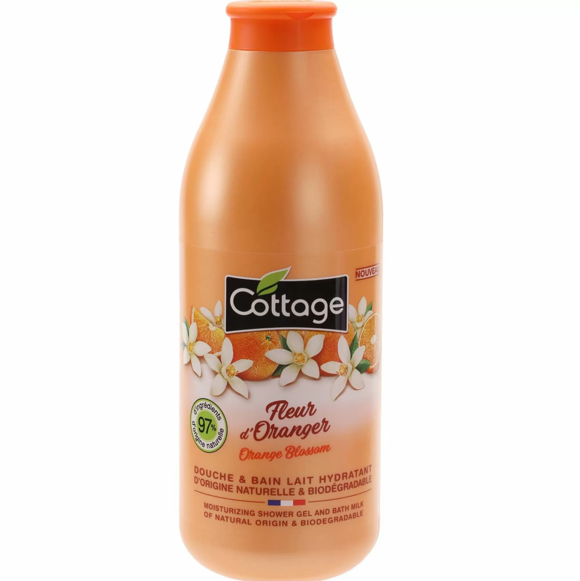 COTTAGE Hygiène<Lait hydratant douche et bain fleur d'oranger