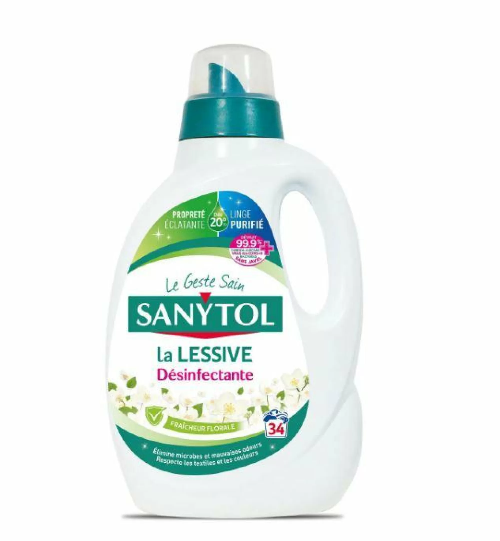 SANYTOL Entretien Du Linge<Lessive liquide concentrée désinfectante florale