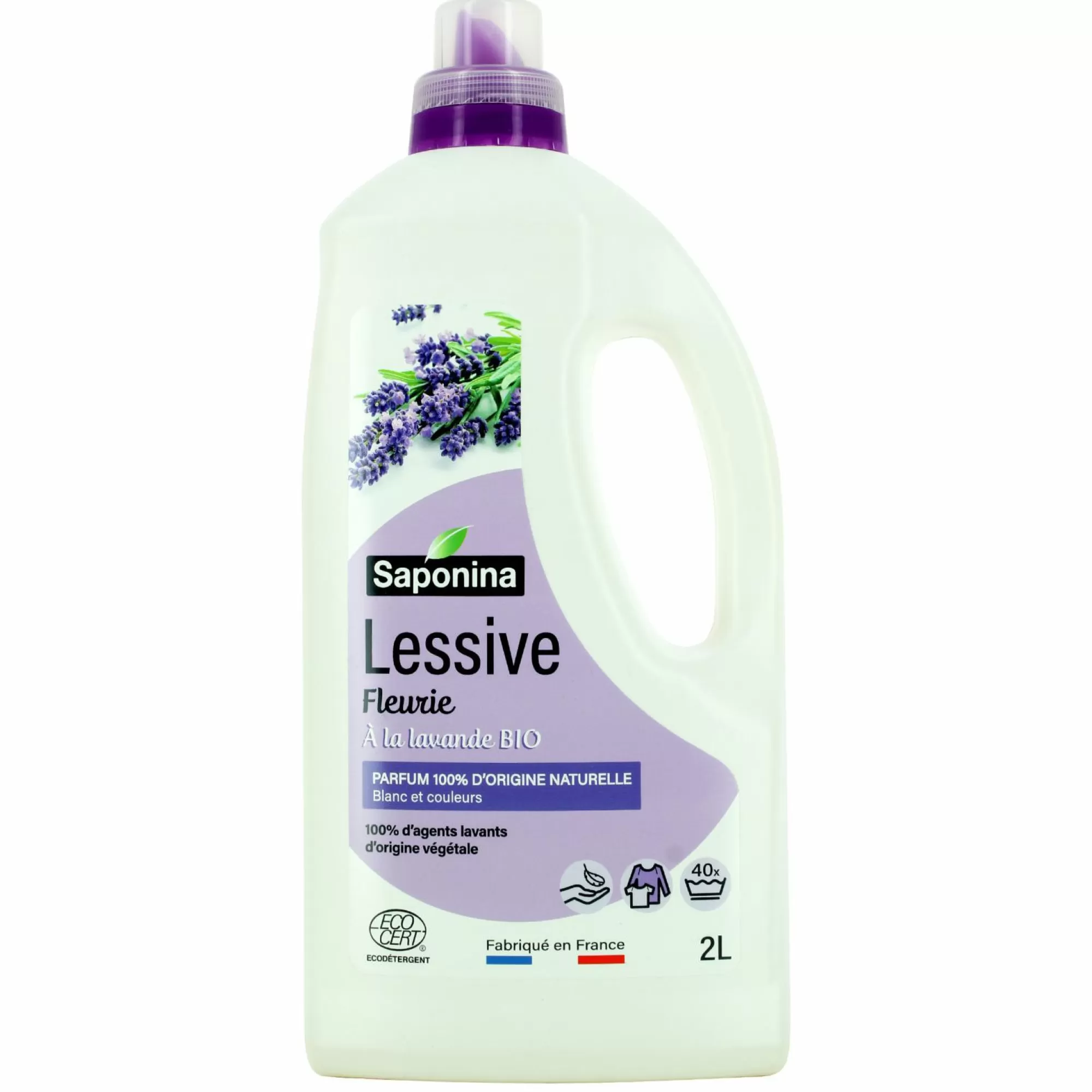 SAPONINA Entretien Du Linge<Lessive liquide lavande 40 doses