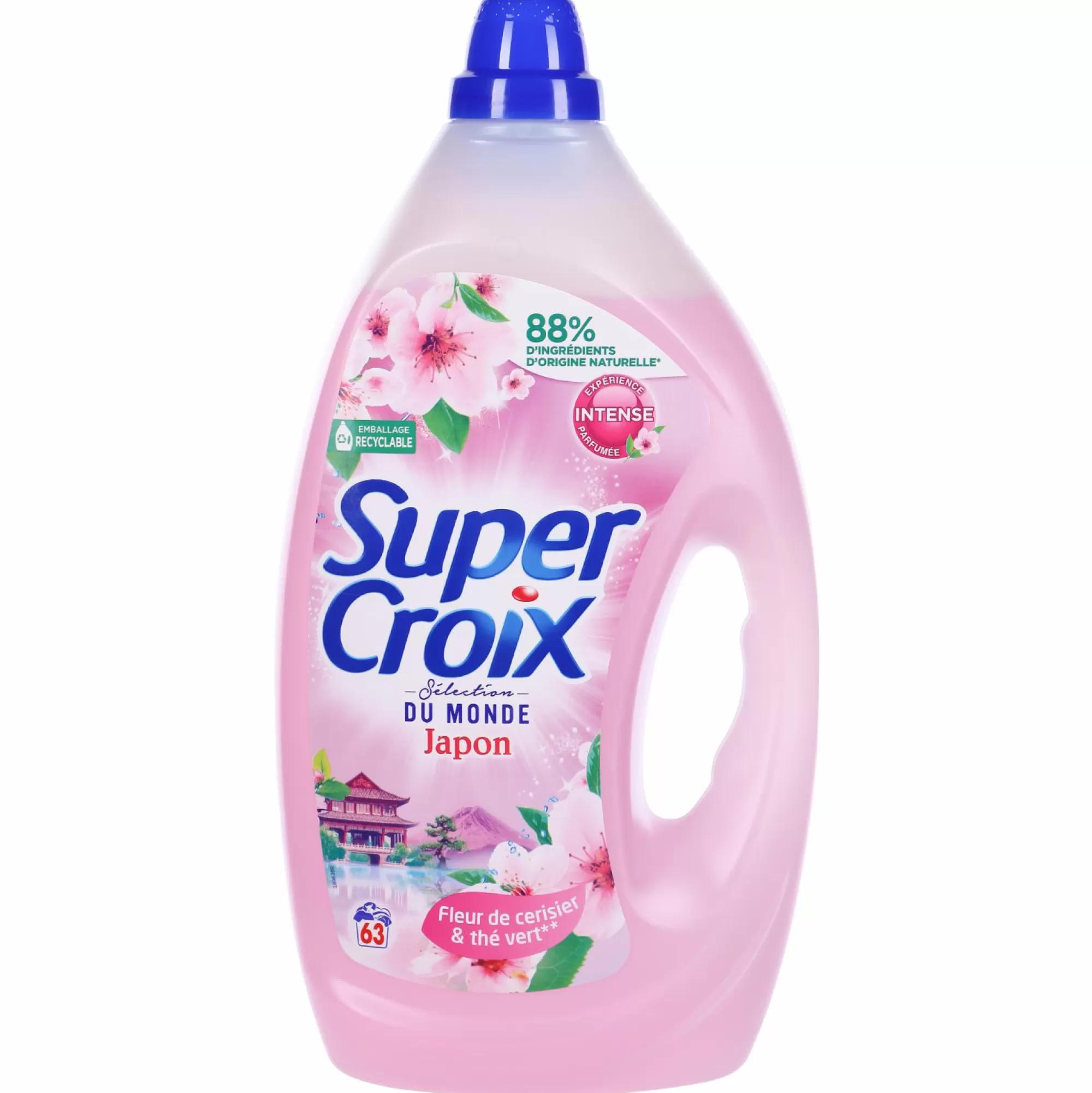 SUPER CROIX Entretien Du Linge<63 lessives liquide Japon