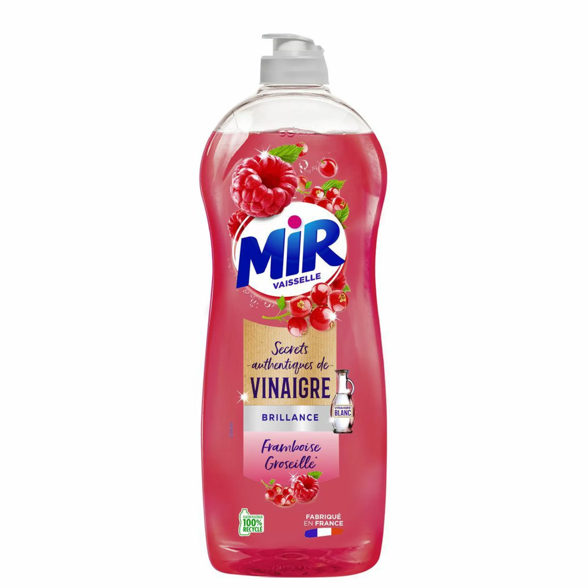 MIR Produits Ménagers<Liquide vaisselle secret de vinaigre framboise groseille