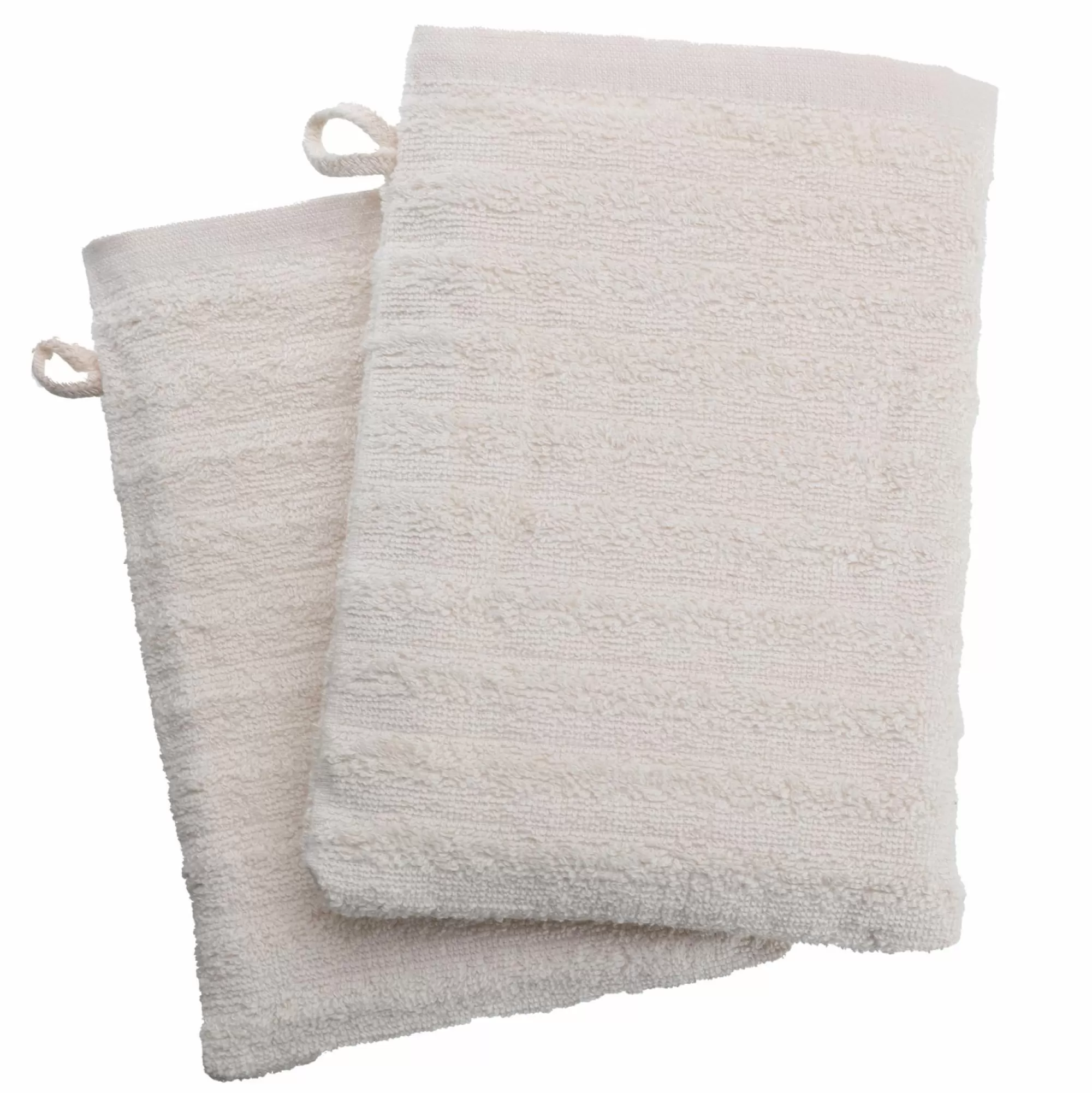 Stokomani Linge De Bain | Salle De Bain Et Wc<Lot de 2 gants de toilettes 16x21cm beige