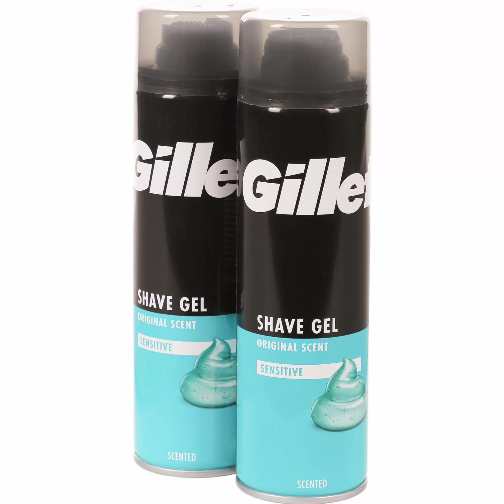 GILLETTE Hygiène<Lot de 2 gel de rasage sensitive peaux sensibles