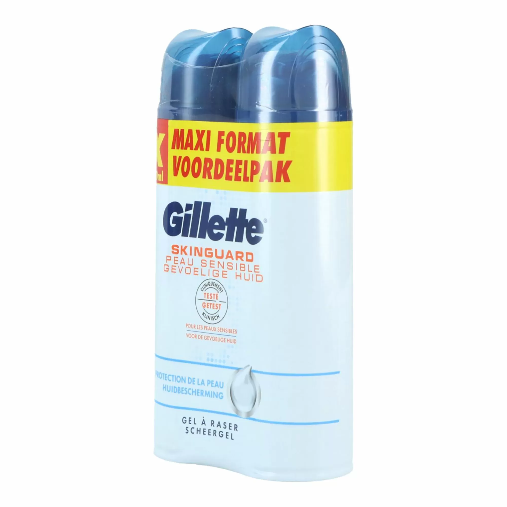 GILLETTE Hygiène<Lot de 2 gels de rasage Skinguard sensitive