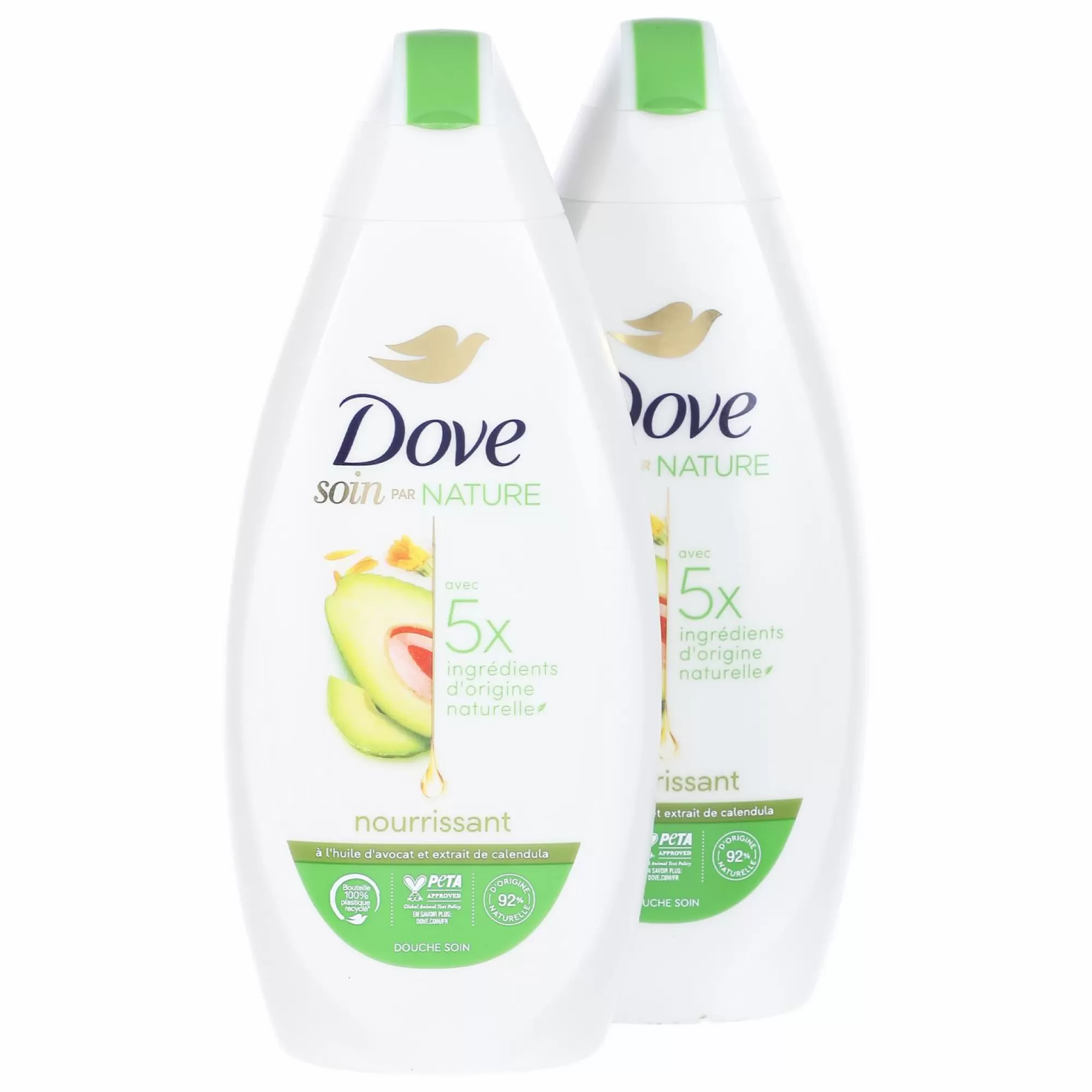 DOVE Hygiène<Lot de 2 gels douche soin nourrissant à l'avocat