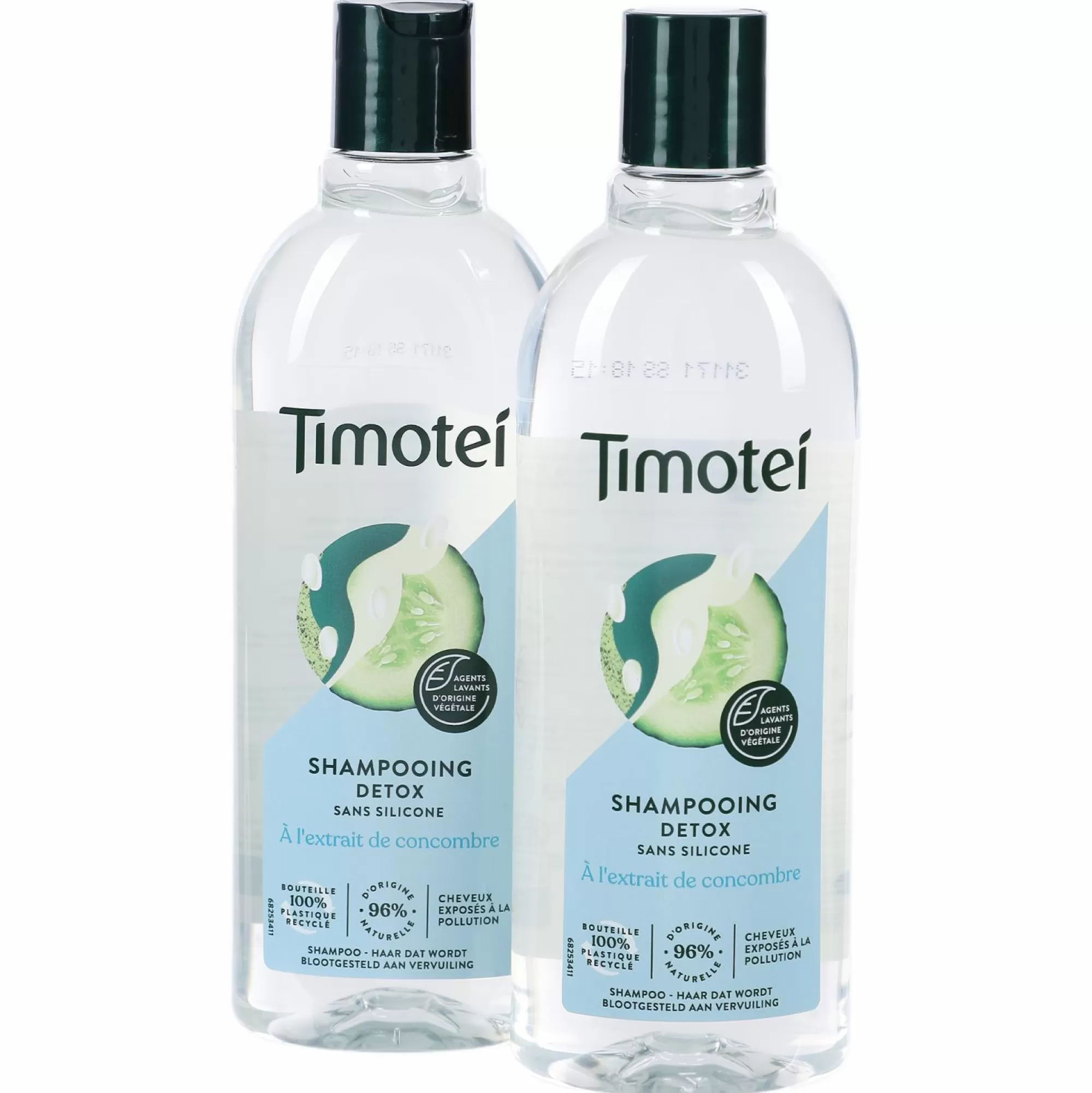 TIMOTEI Cheveux<Lot de 2 shampoings détox à l'extrait de concombre