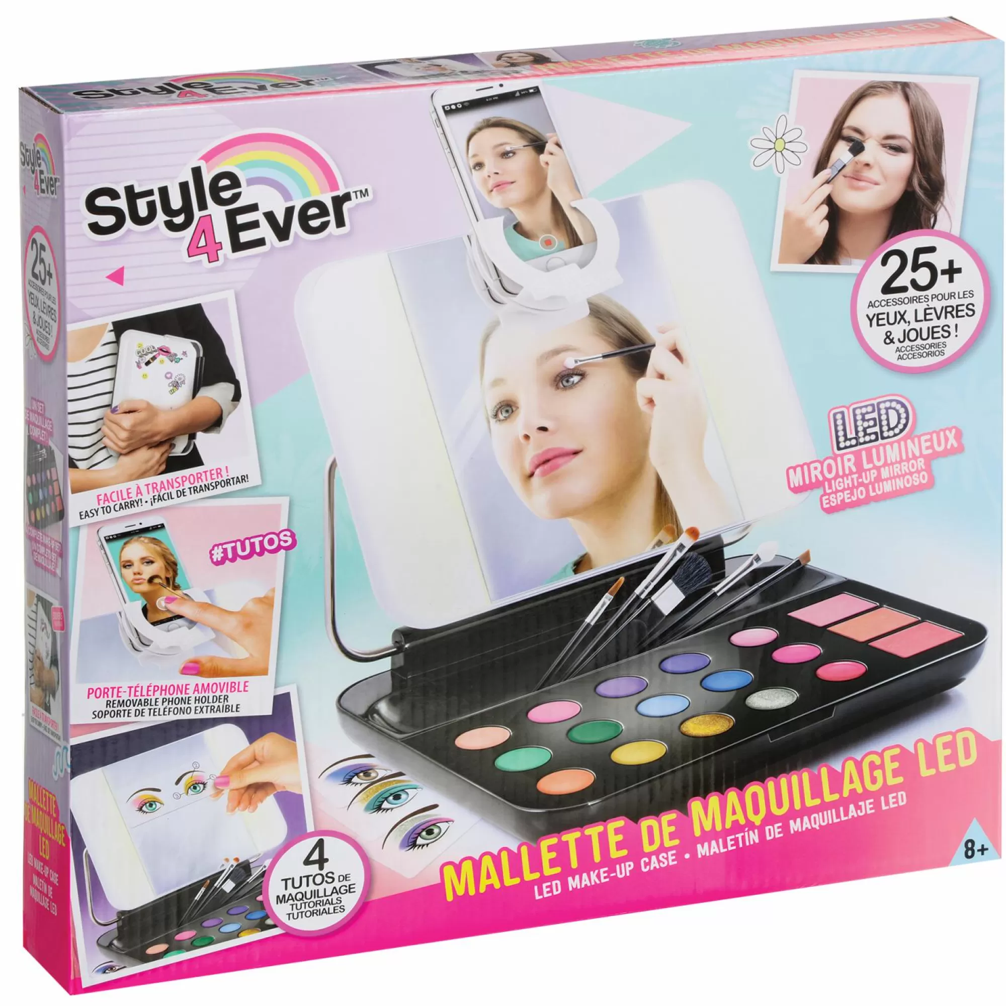 CANAL TOYS Jouet<Malette de maquillage avec miroir Led