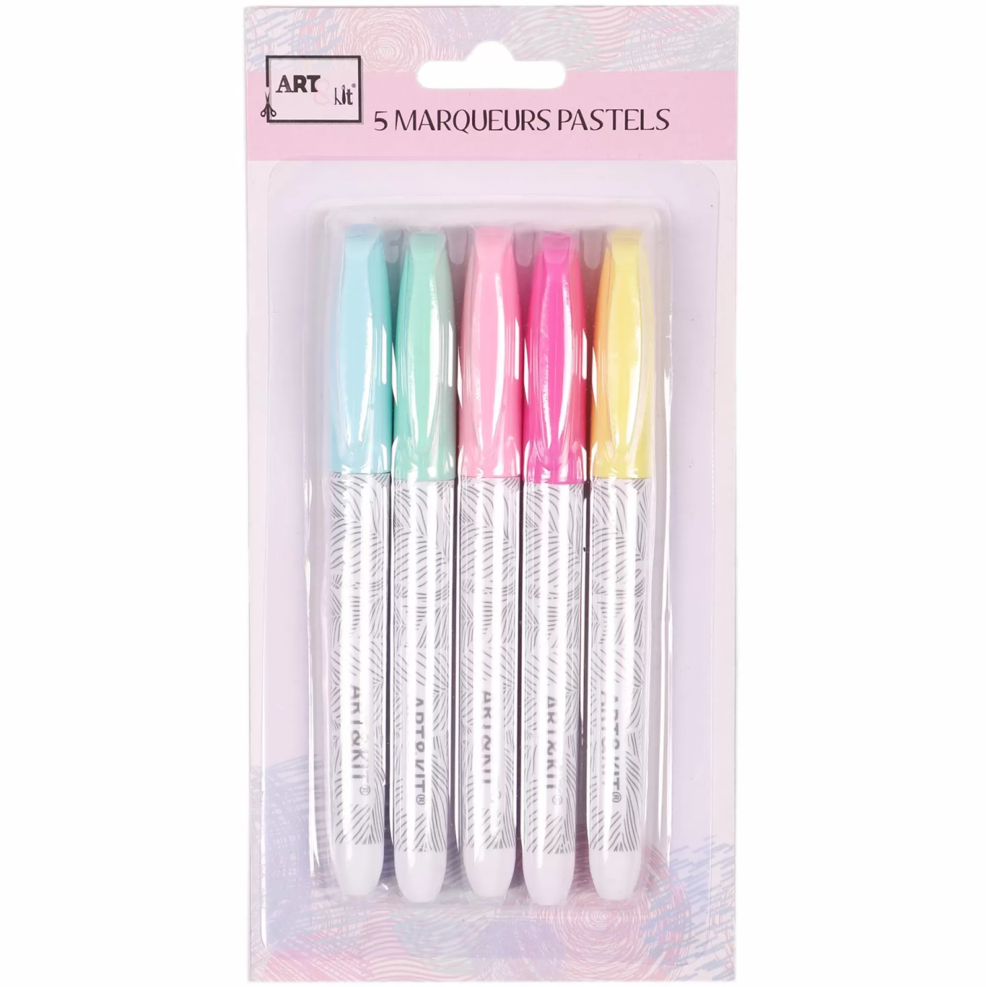 ART&KIT Loisirs Créatifs<5 marqueurs pastel