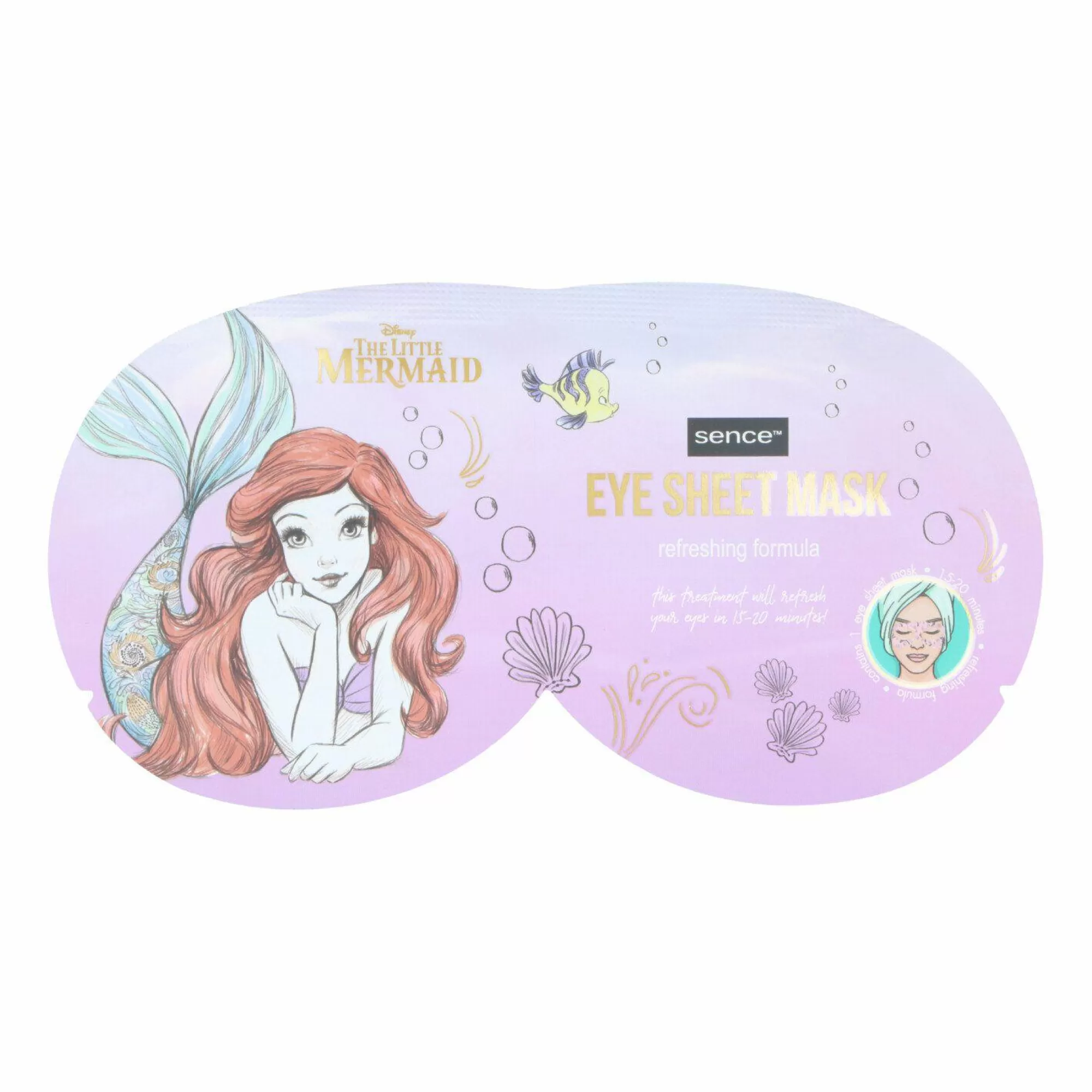 LA PETITE SIRENE Visage<Masque en tissu pour les yeux