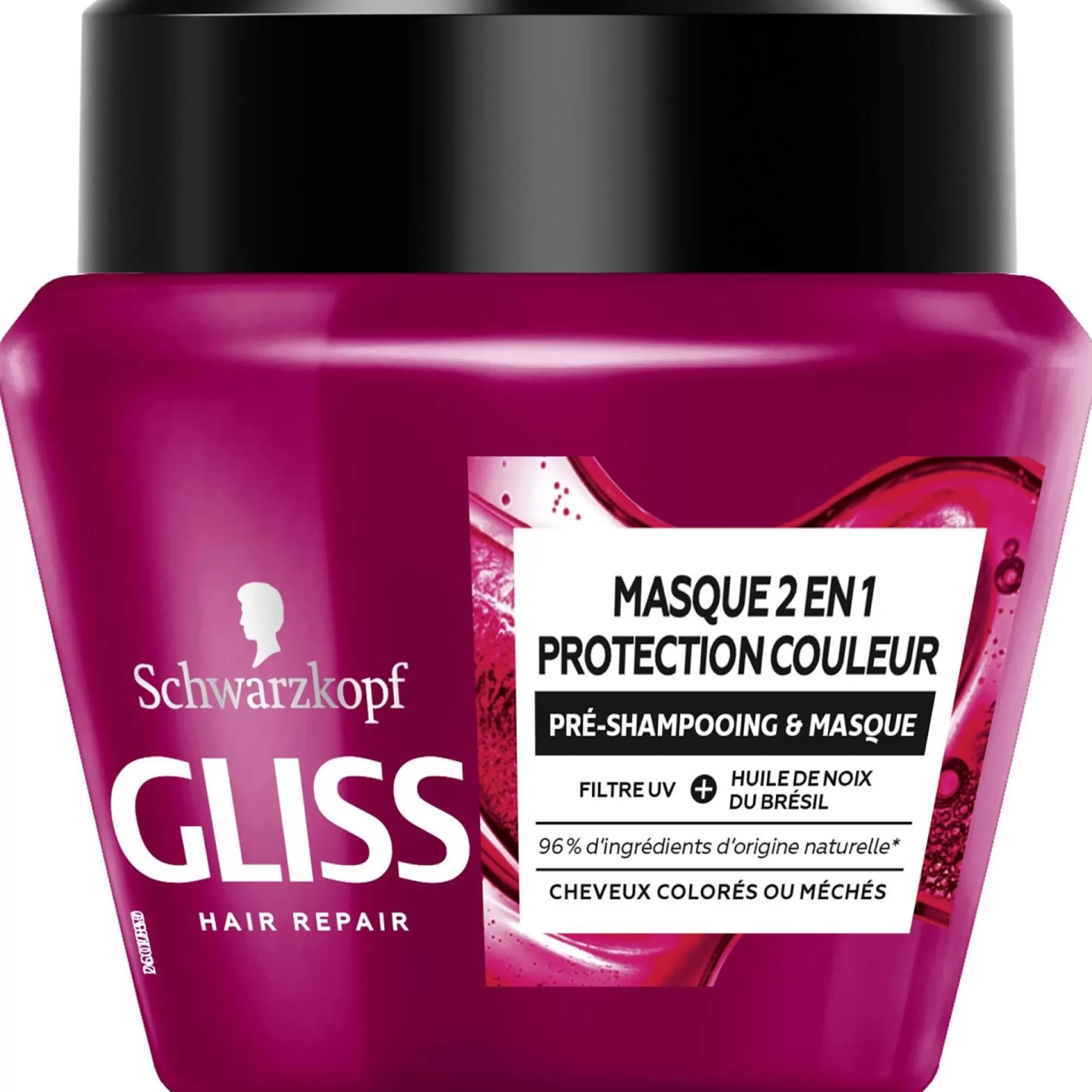 GLISS Cheveux<Masque protection 2 en 1 cheveux longs