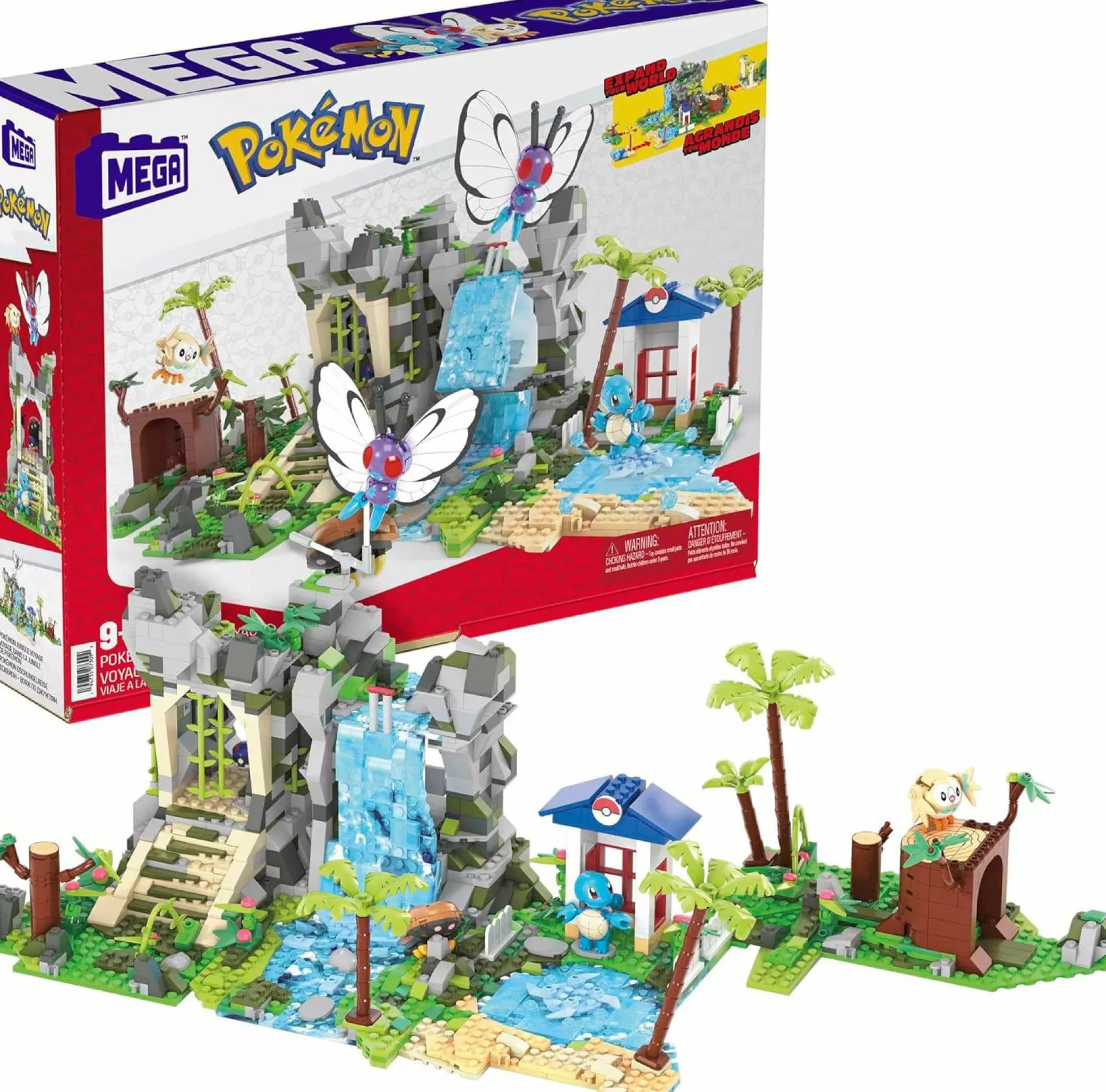 MEGABLOKS Jouet<Mega Pokémon - Voyage dans la Jungle 1362 pièces