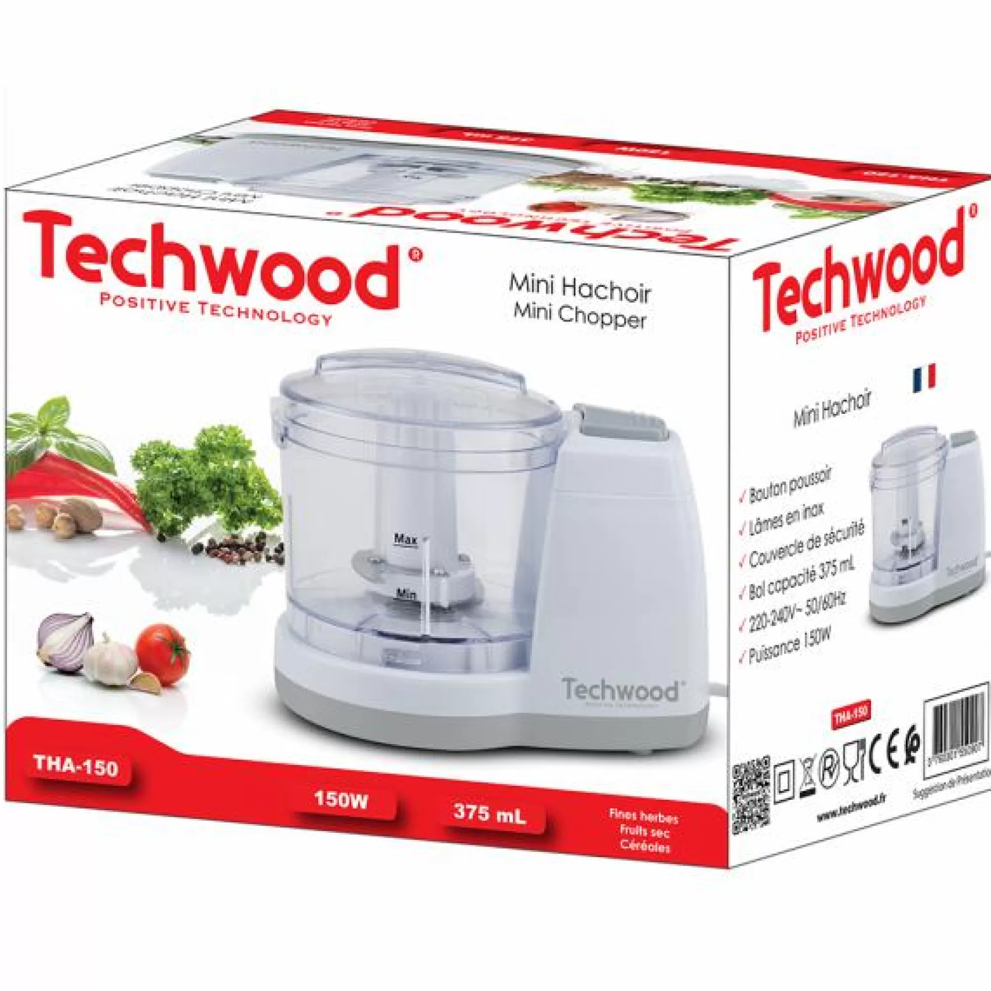 TECHWOOD Cuisson Et Ustensiles | Petit Électroménager<Mini hachoir 375ML