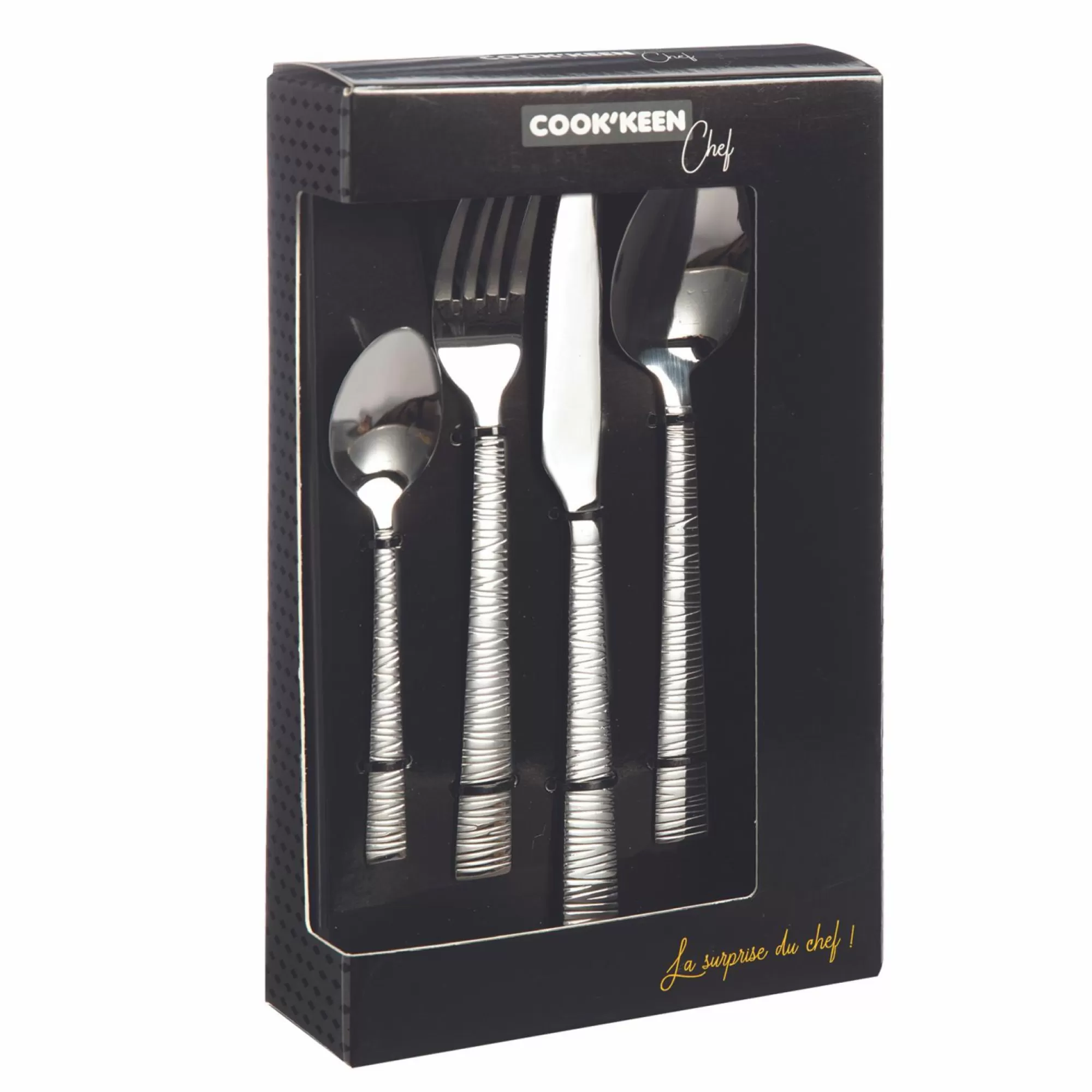 COOK KEEN Vaisselle Et Service<Ménagère 24 pièces en inox