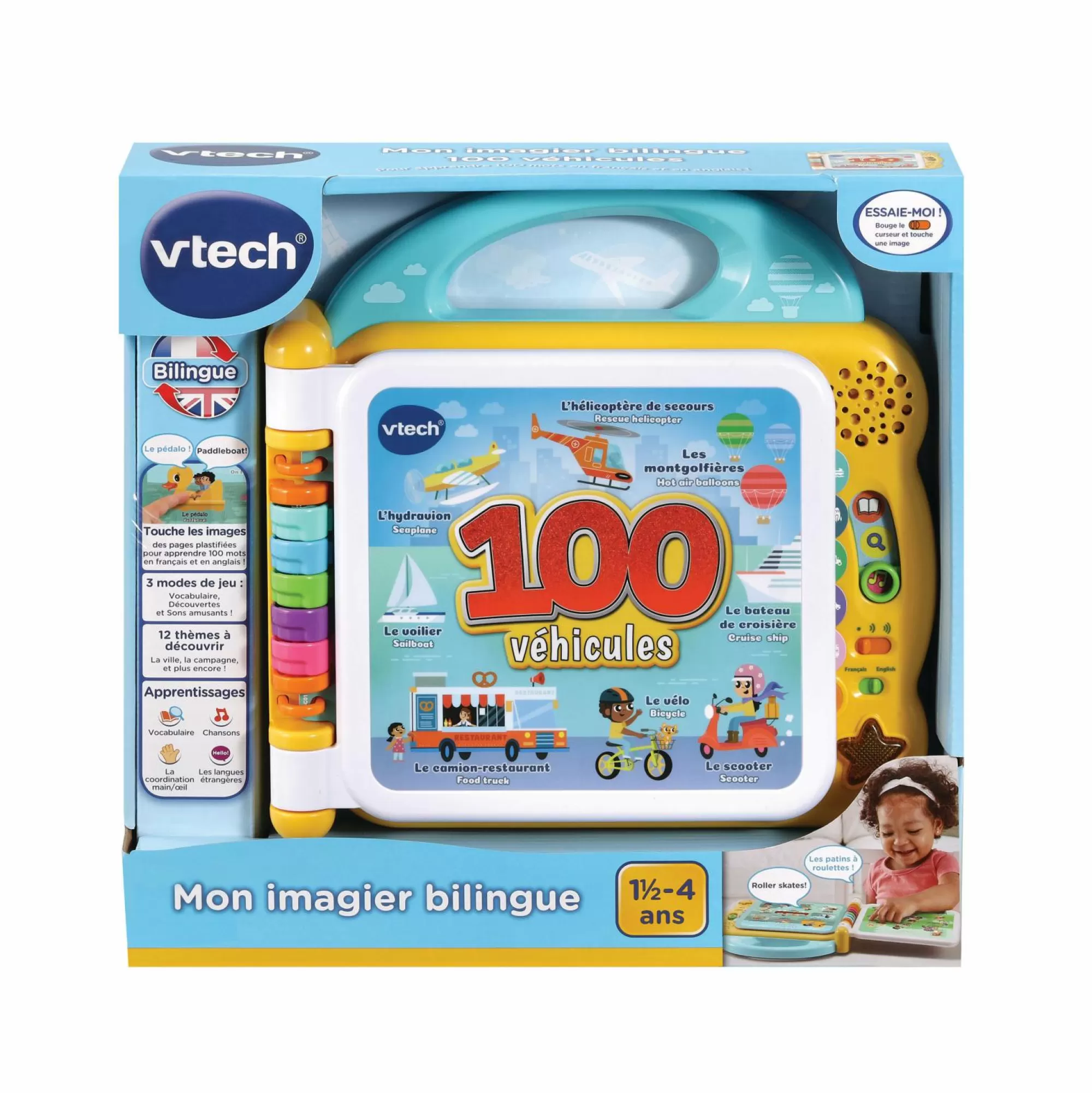 VTECH Jouet | De 0 À 24 Mois<Mon imagier bilingue - 100 véhicules