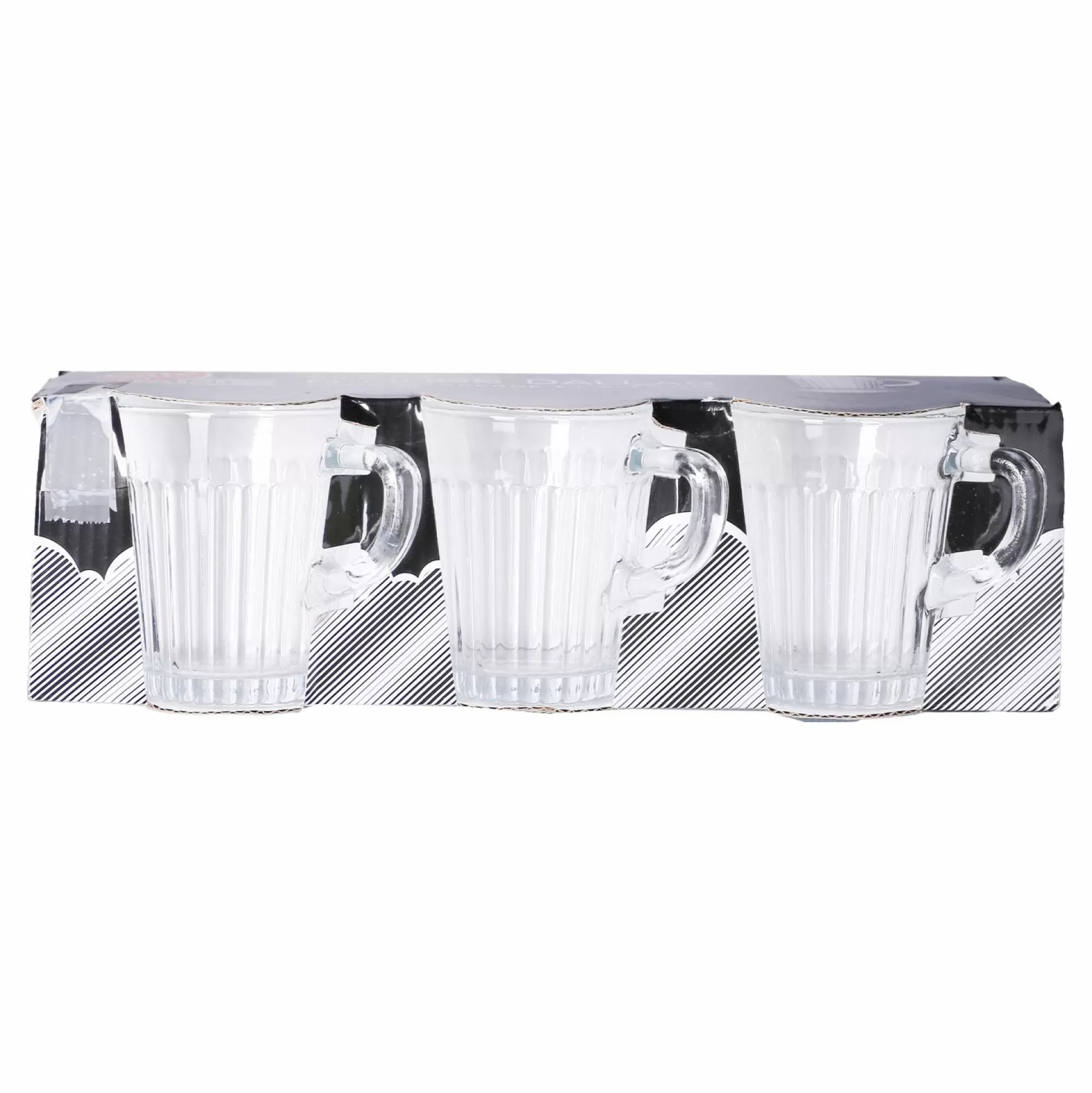 Stokomani Vaisselle Et Service<6 mugs en verre 280 ml