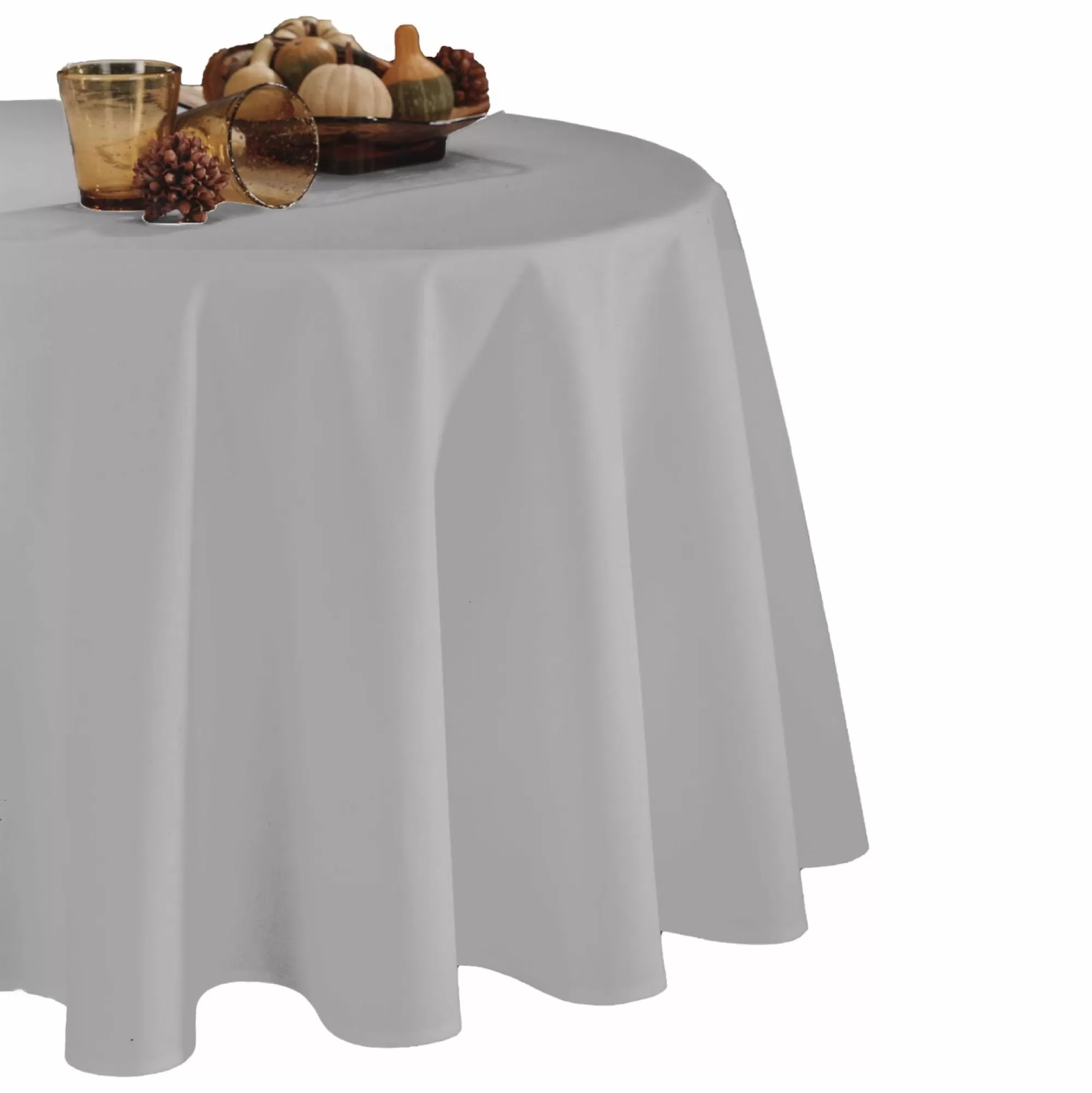 Stokomani Linge De Cuisine<Nappe polyester unie diamètre 180cm