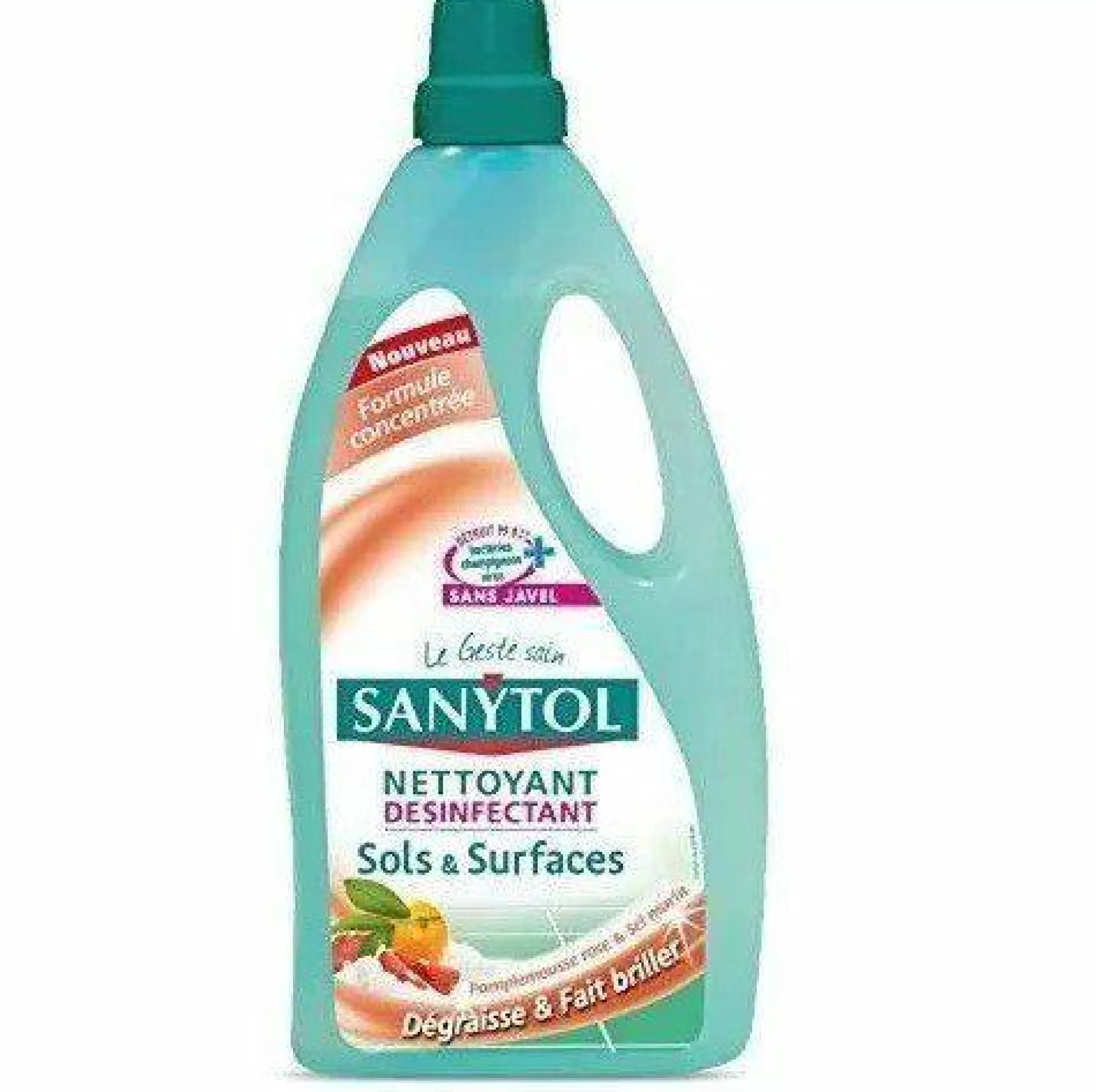 SANYTOL Produits Ménagers<Nettoyant désinfectant sols et surface pamplemousse et sel marin