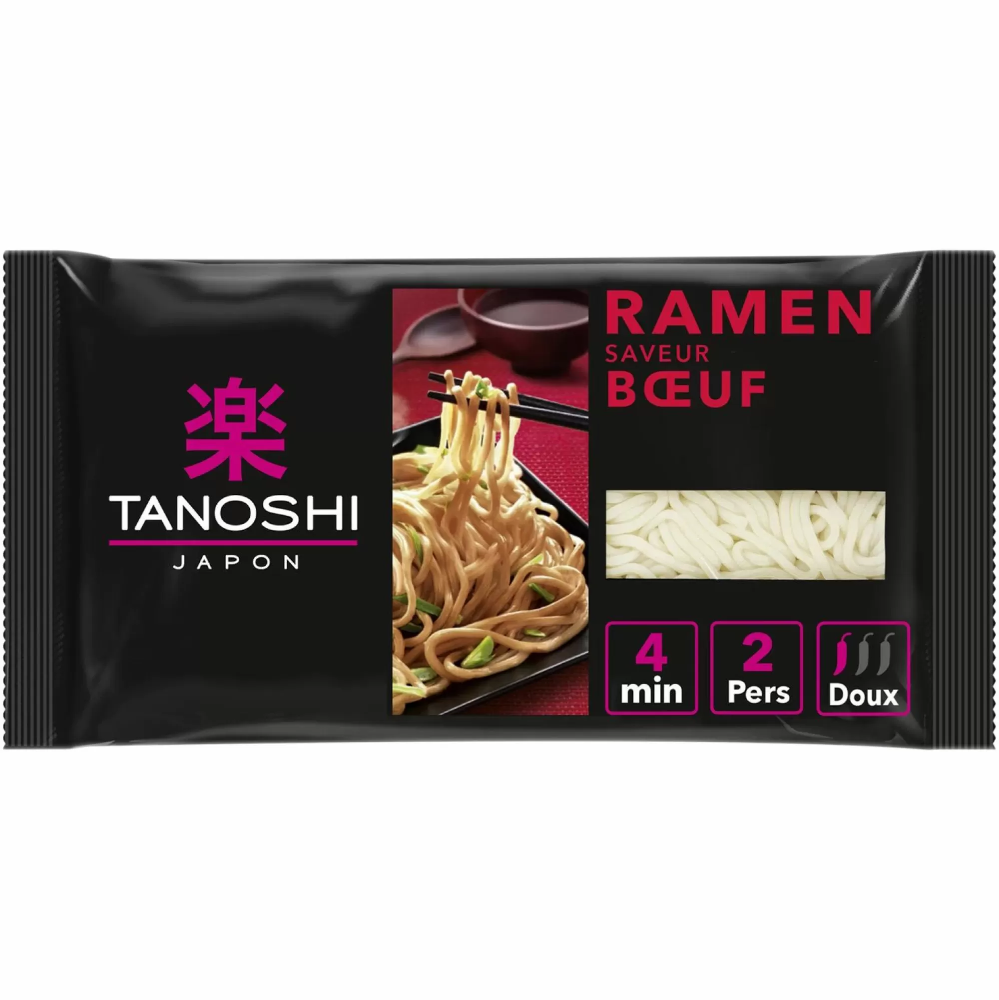 TANOSHI Épicerie Salée<Nouilles japonaises précuites ramen saveur bœuf