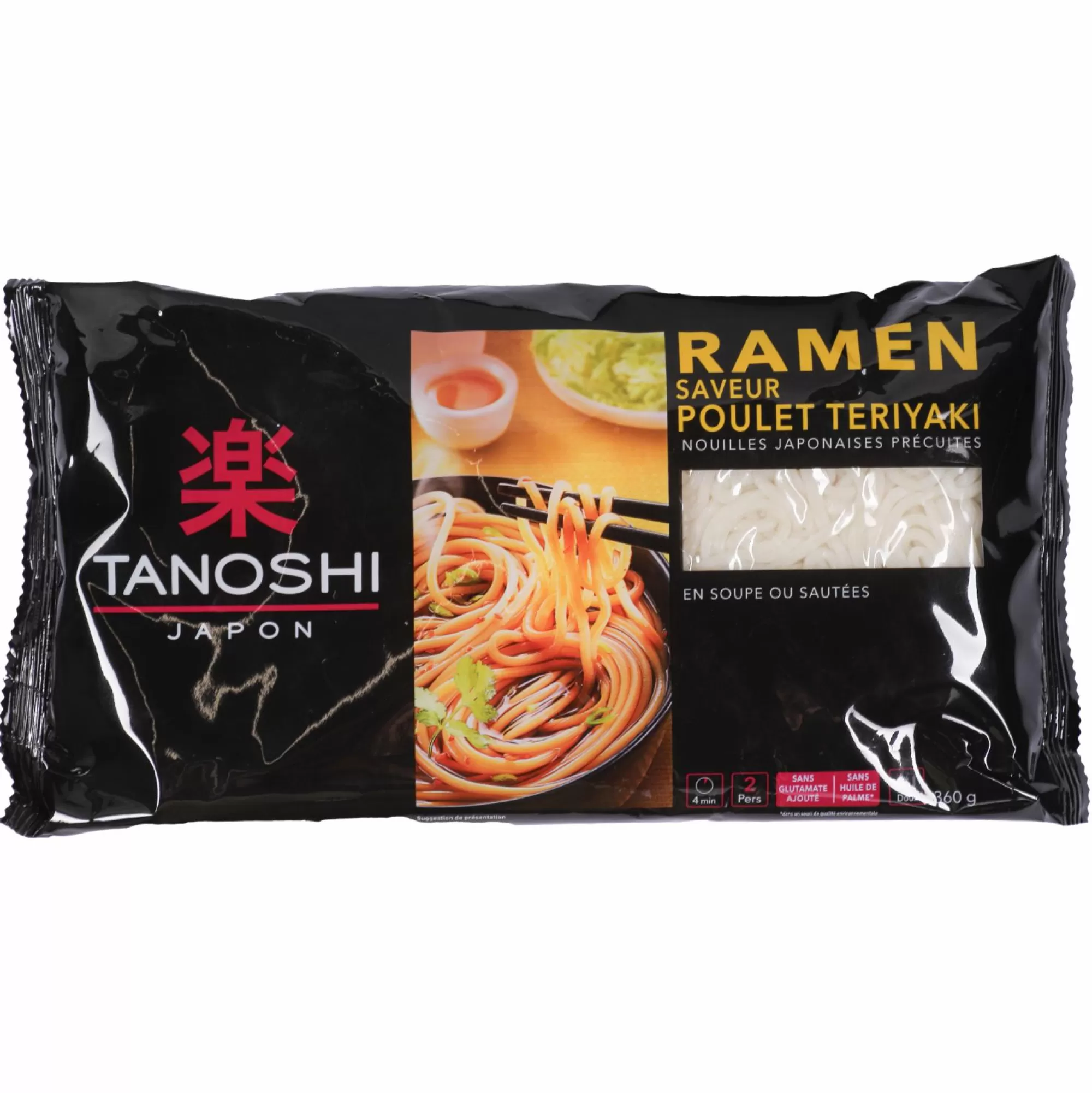 TANOSHI Épicerie Salée<Nouilles japonaises précuites ramen saveur poulet Teriyaki