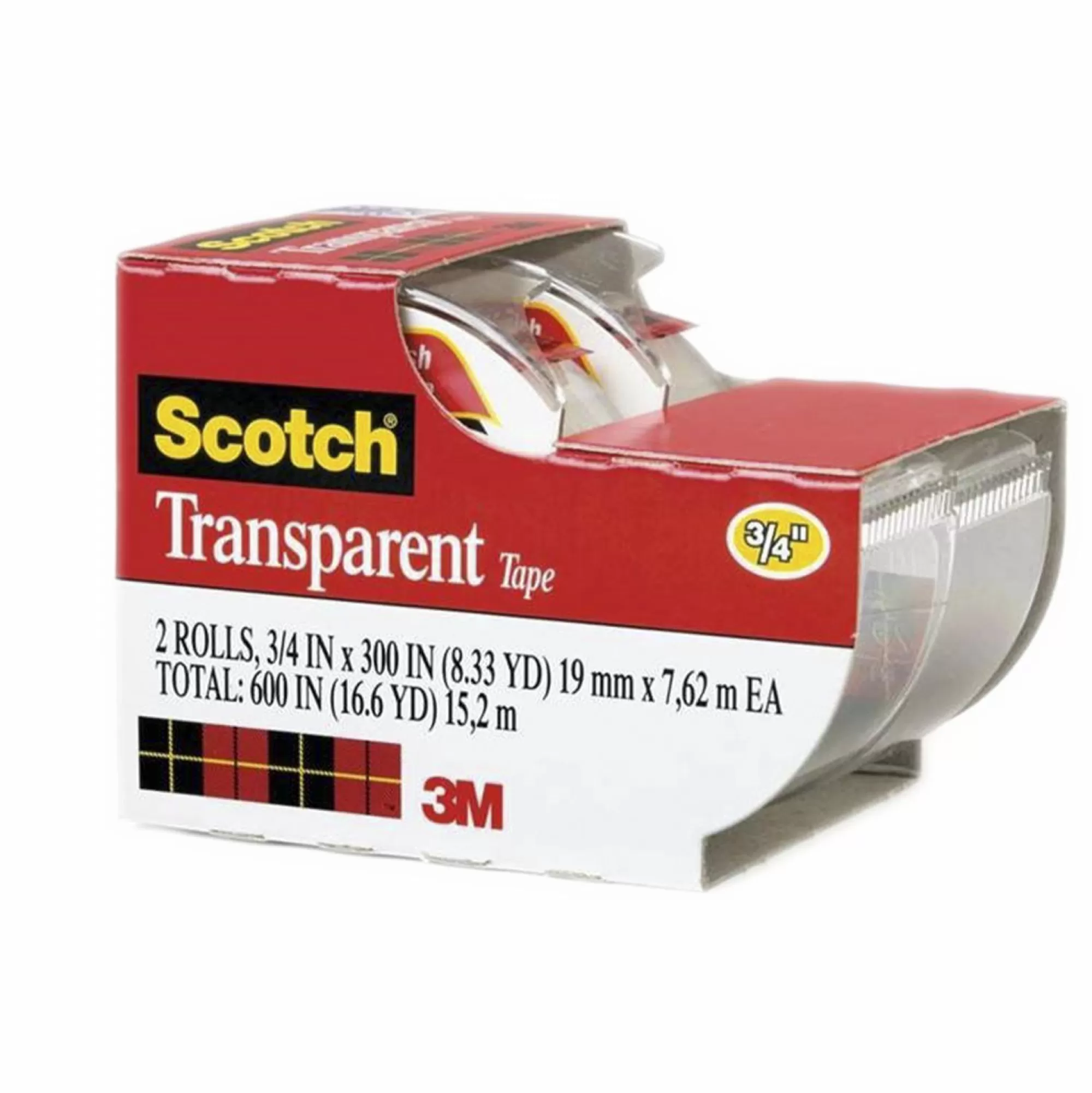 SCOTCH Papeterie Et Bureau<Pack de 2 rouleaux adhésif