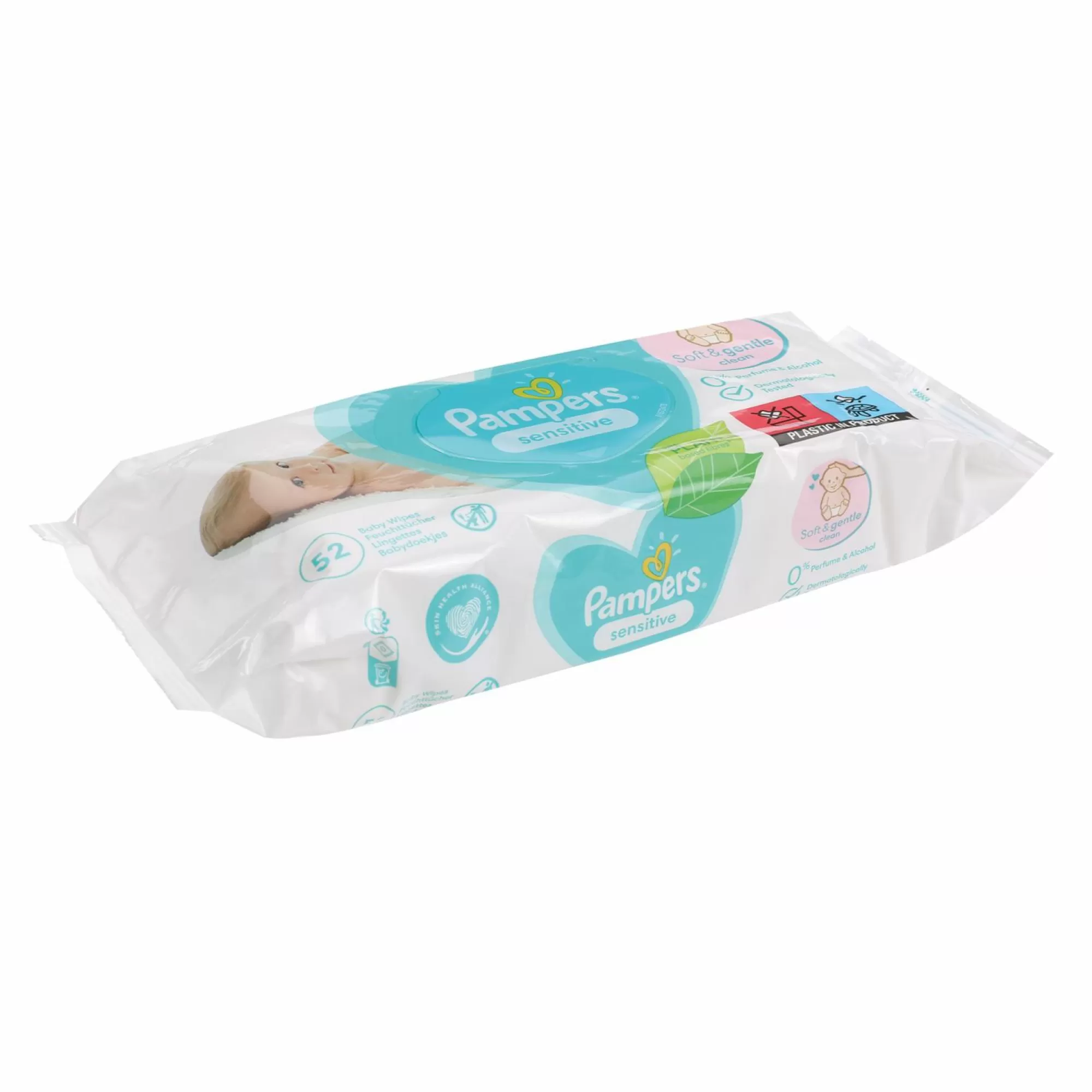 PAMPERS Soin Bébé<8 packs de 52 lingettes sensitive