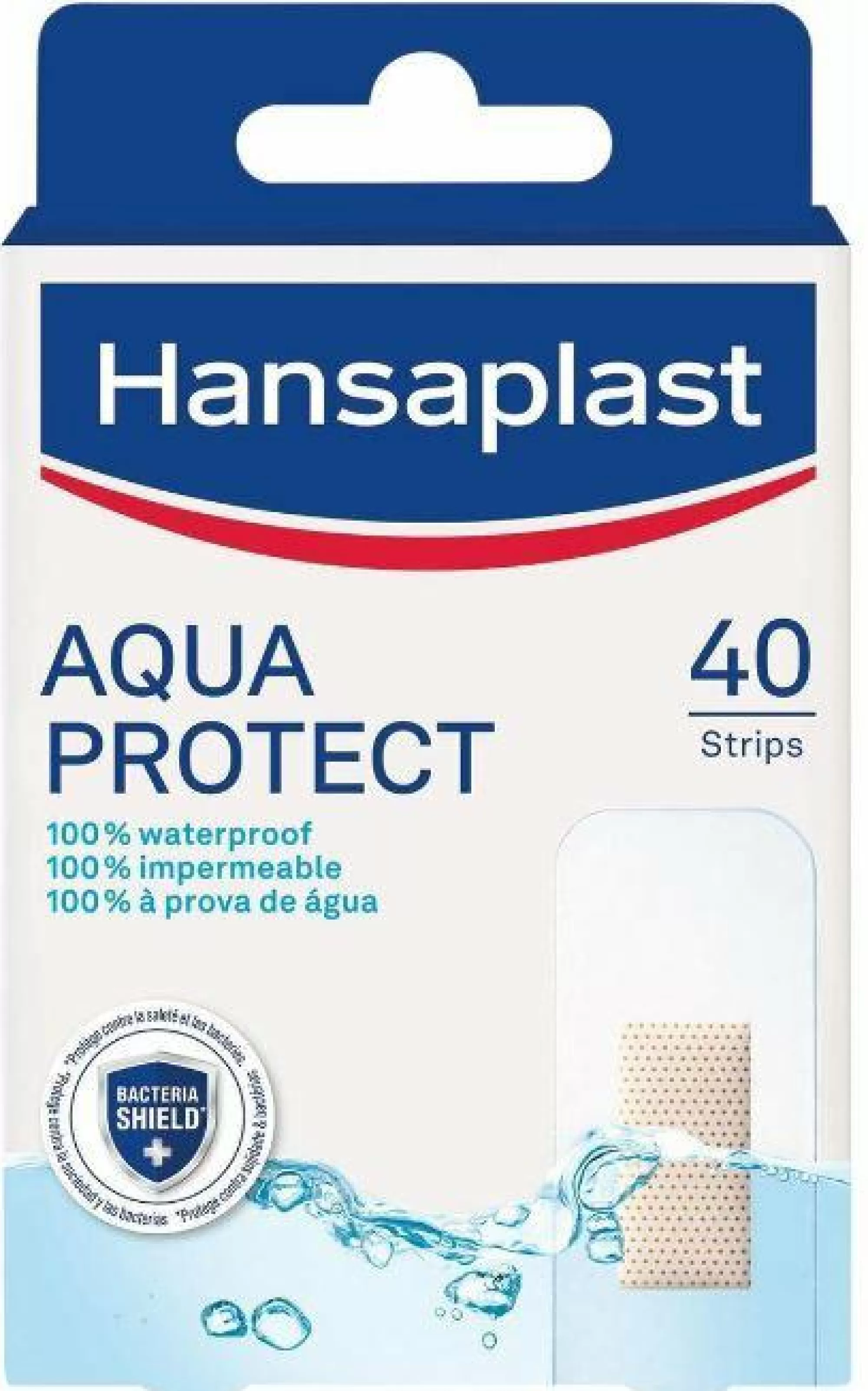 HANSAPLAST Santé Et Bien-Être<40 pansements aqua protect waterproof