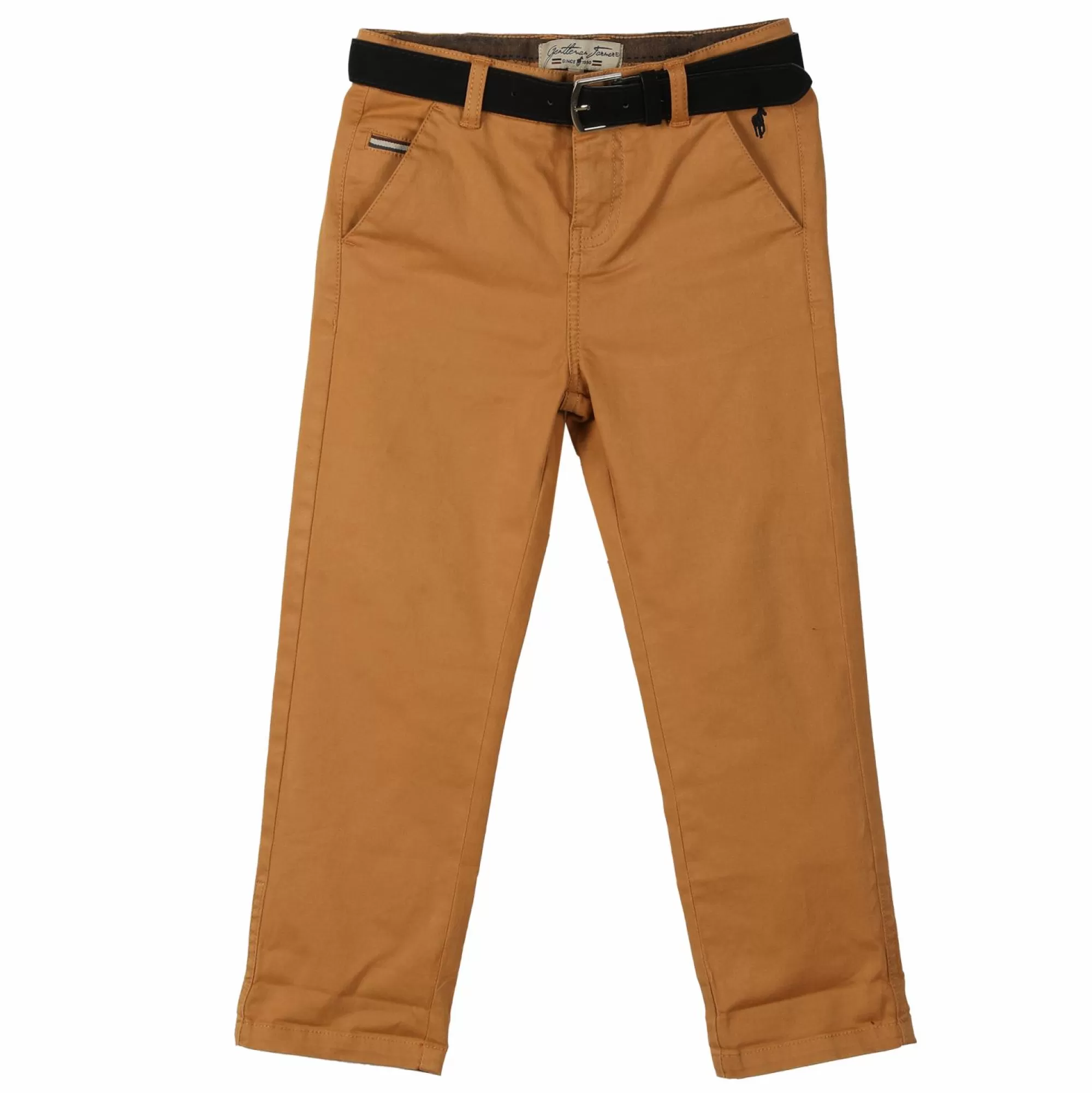 GENTLEMAN FARMER Bas<Pantalon avec ceinture 3/6 ans Marron