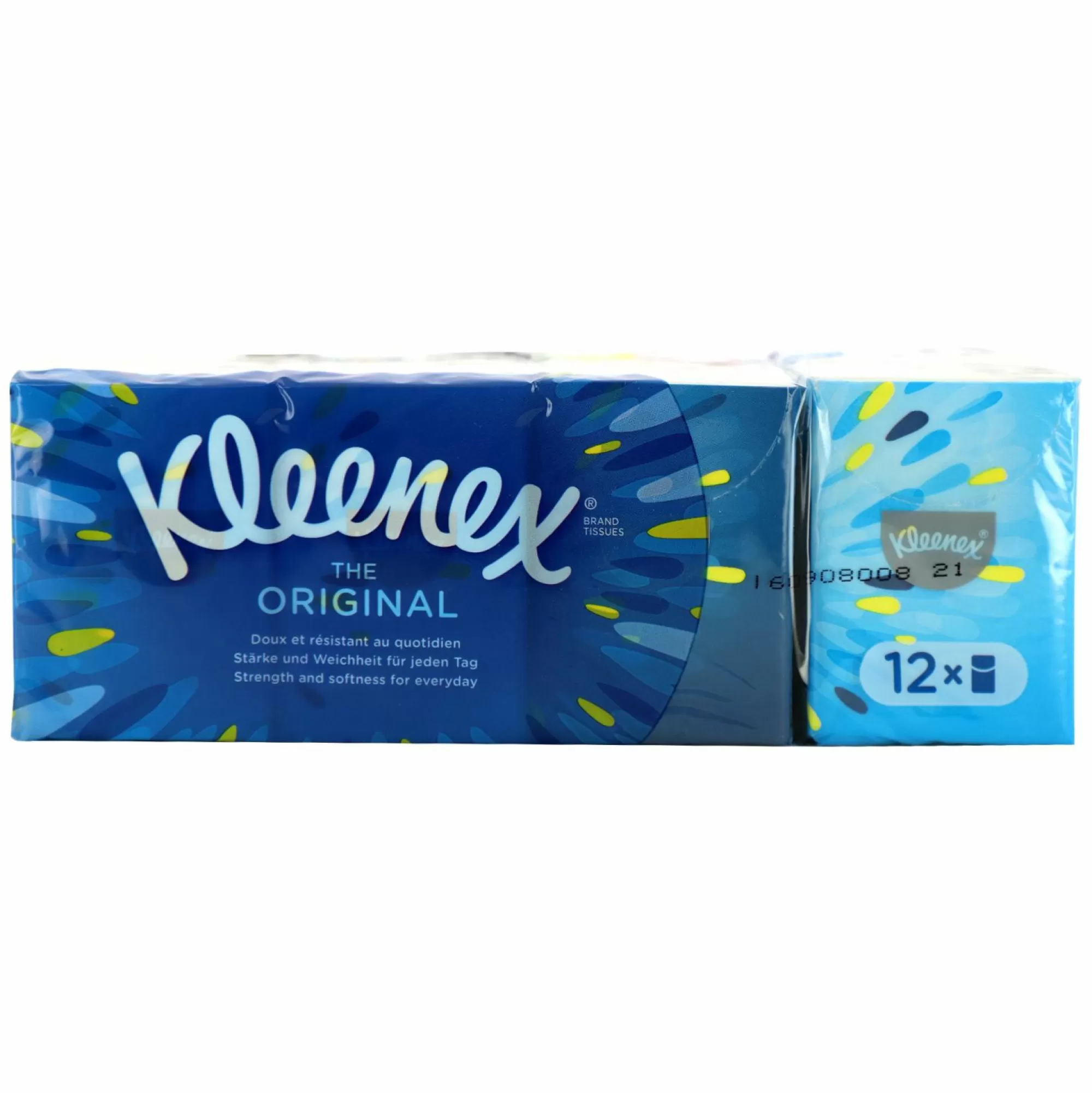 KLEENEX Hygiène<12 paquets de 7 mouchoirs