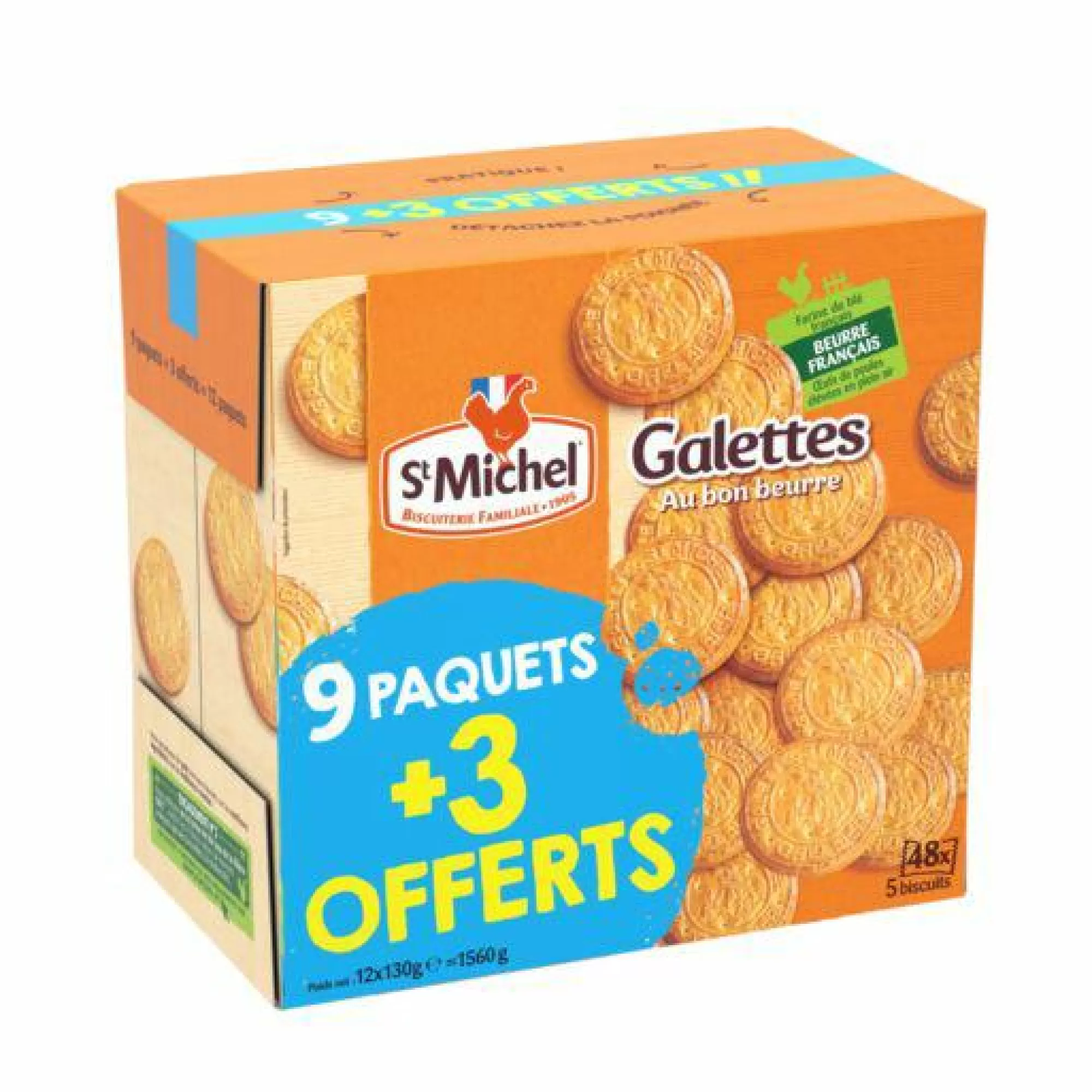 Stokomani Épicerie Sucrée<12 paquets de galette pure beurre