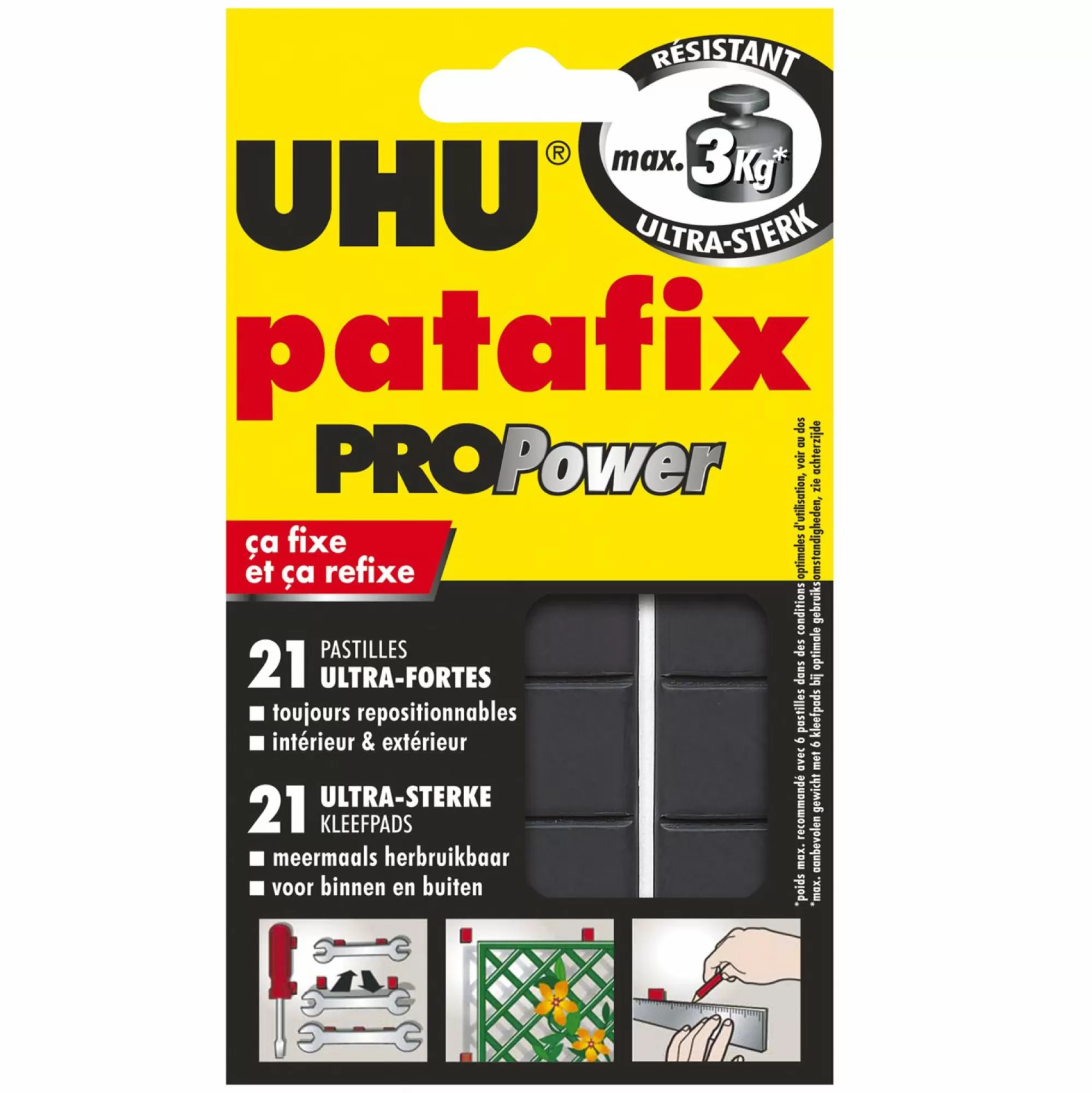 UHU Outils De Bricolage<Patafix ProPower