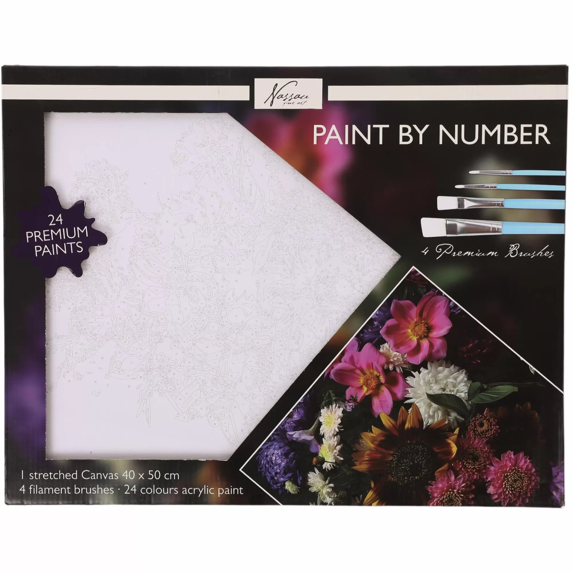 Stokomani Loisirs Créatifs<Peinture par numeros Bouquet de fleurs