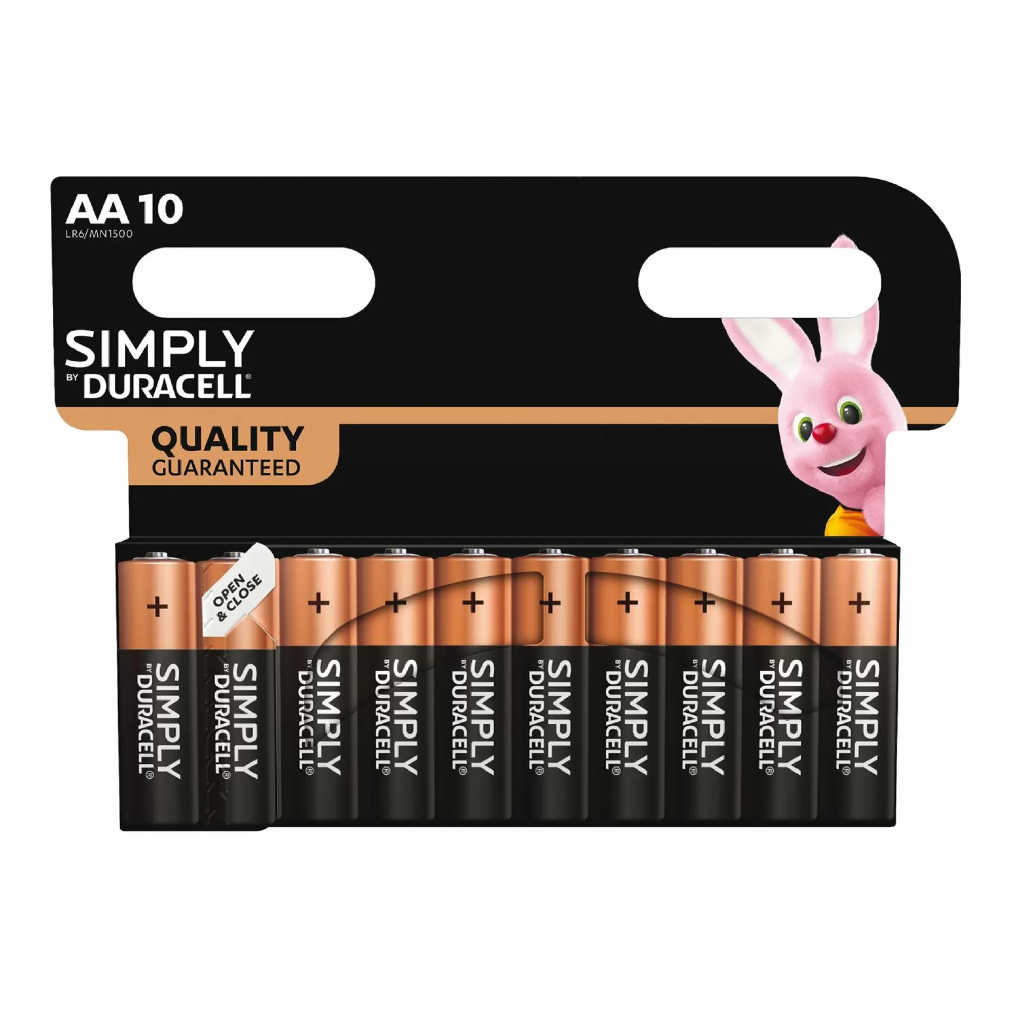 DURACELL Hightech Et Multimédia<10 piles simply AA