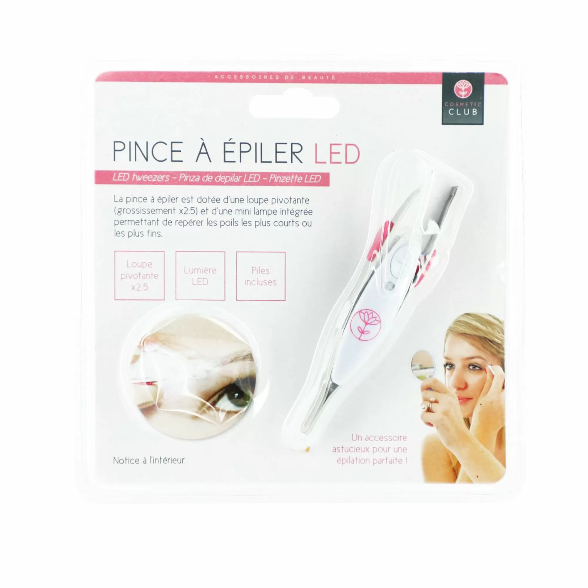 Stokomani Accessoires Beauté<PINCE À EPILER LED